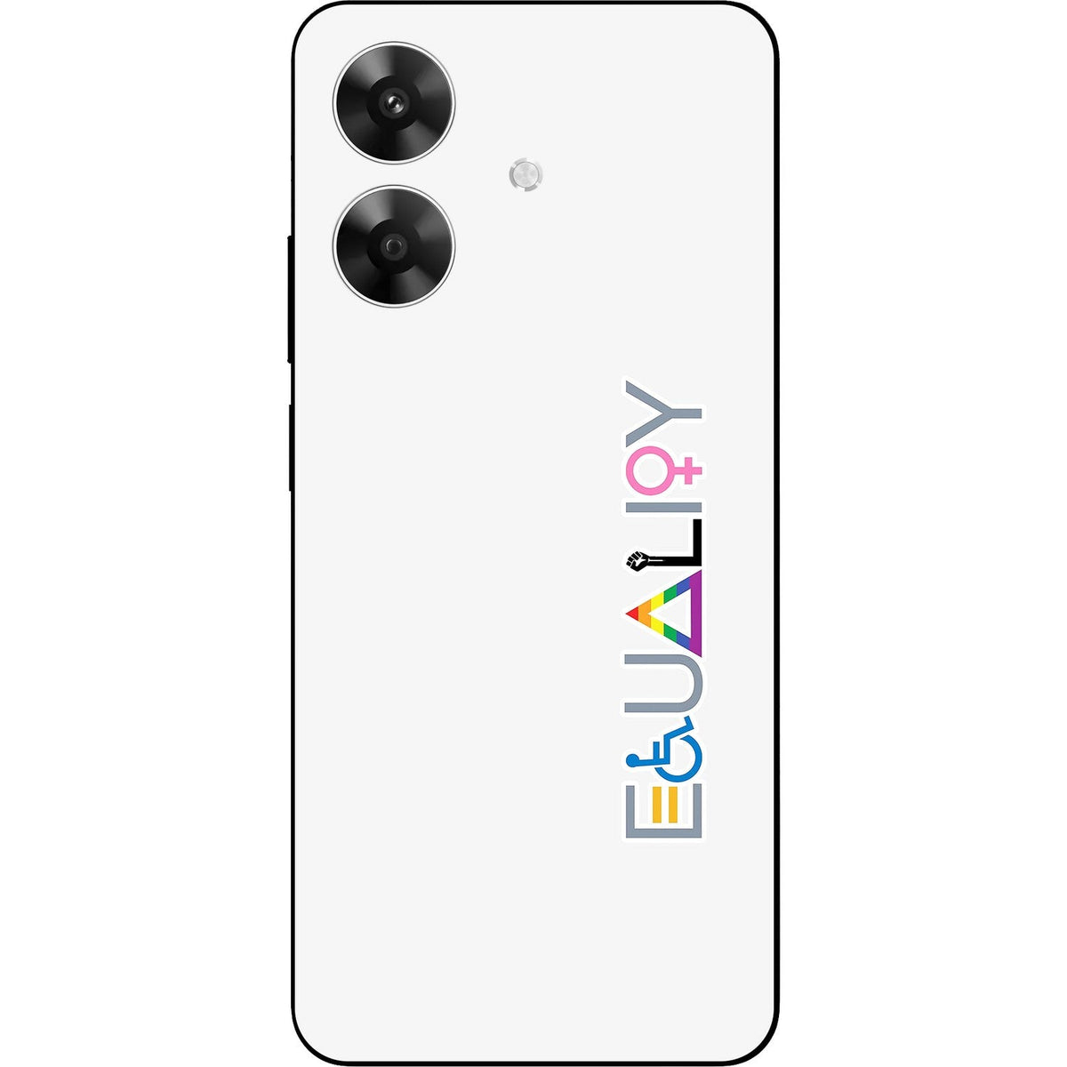 Equality skin on Realme Narzo N61 by Decalz