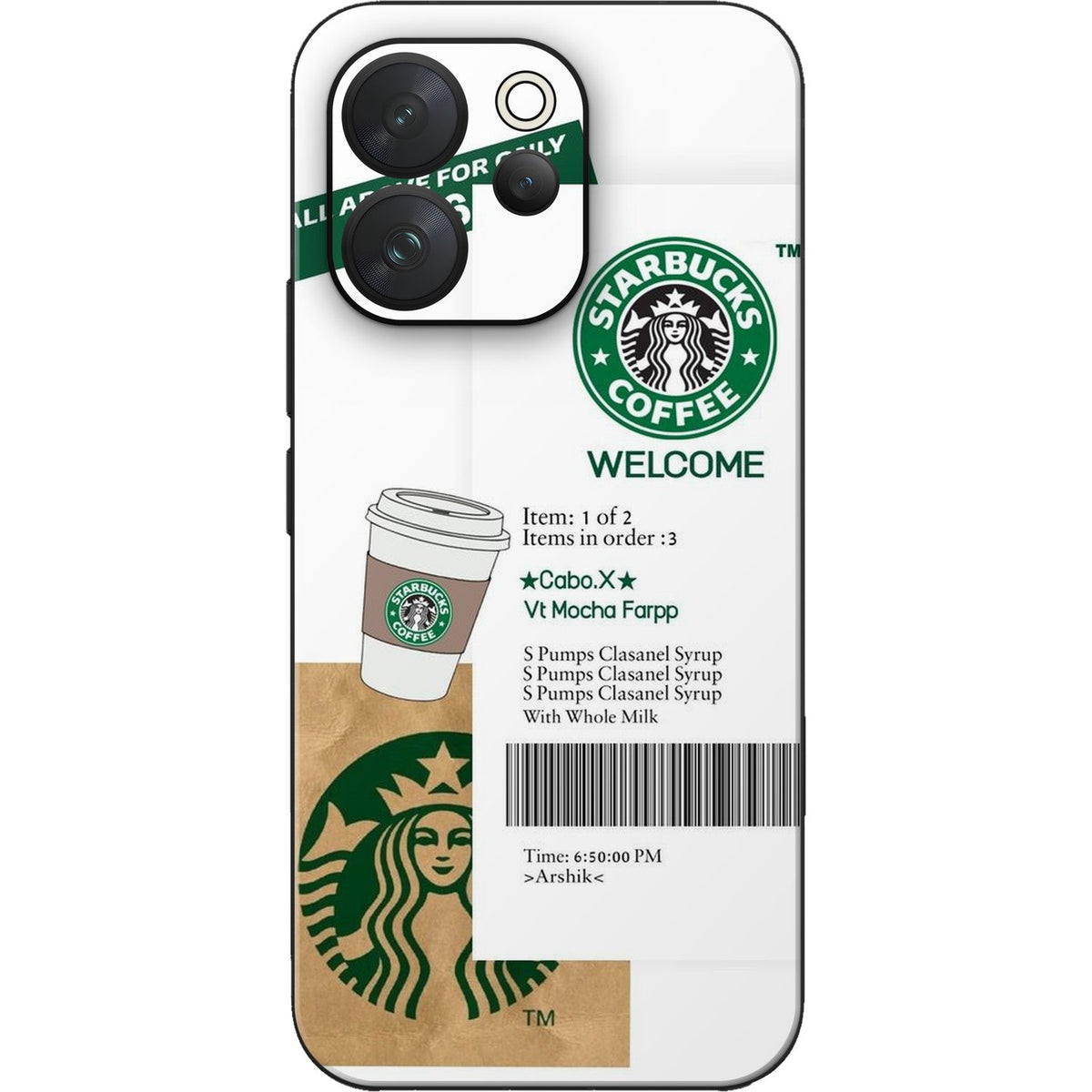 Espresso skin on Vivo V70 (5G) by Decalz