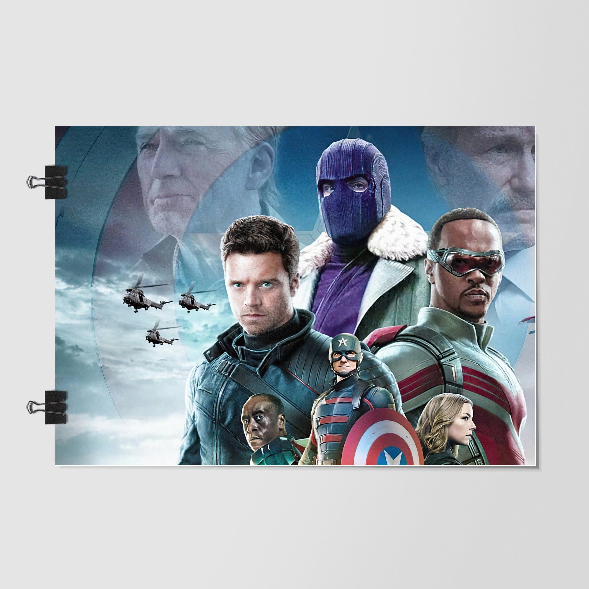 Falcon Avengers Gray by Decalz