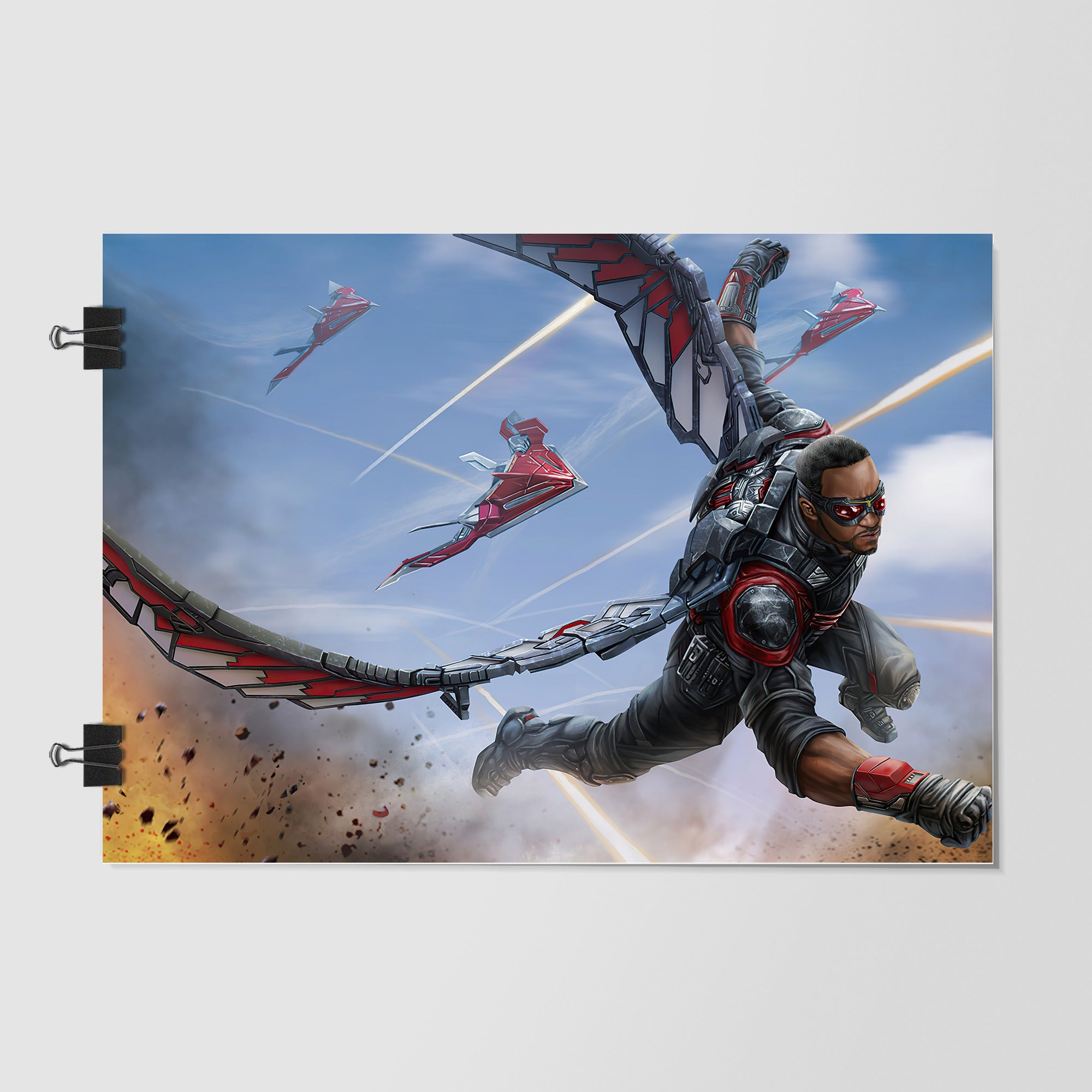 Falcon Avengers Sky Blue by Decalz