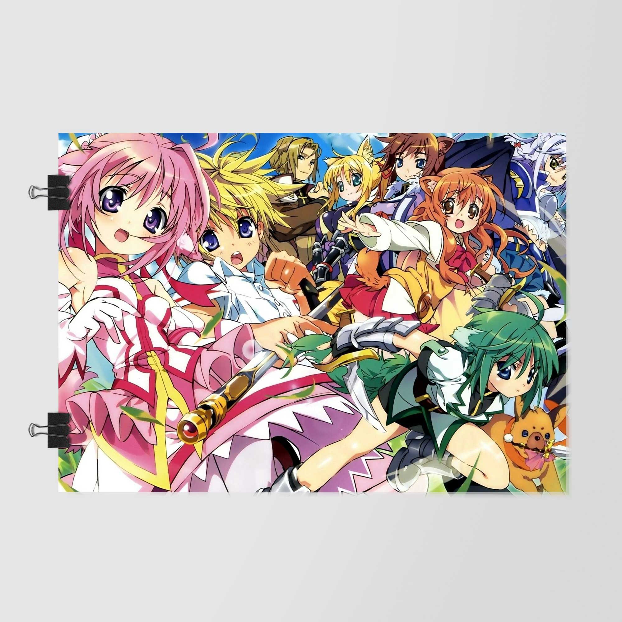 Fantasy Anime Heroes Gathering Poster