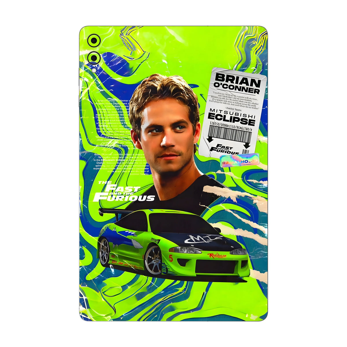 Fast & Furious Tribute skin on Samsung Galaxy Tab S11 Ultra by Decalz