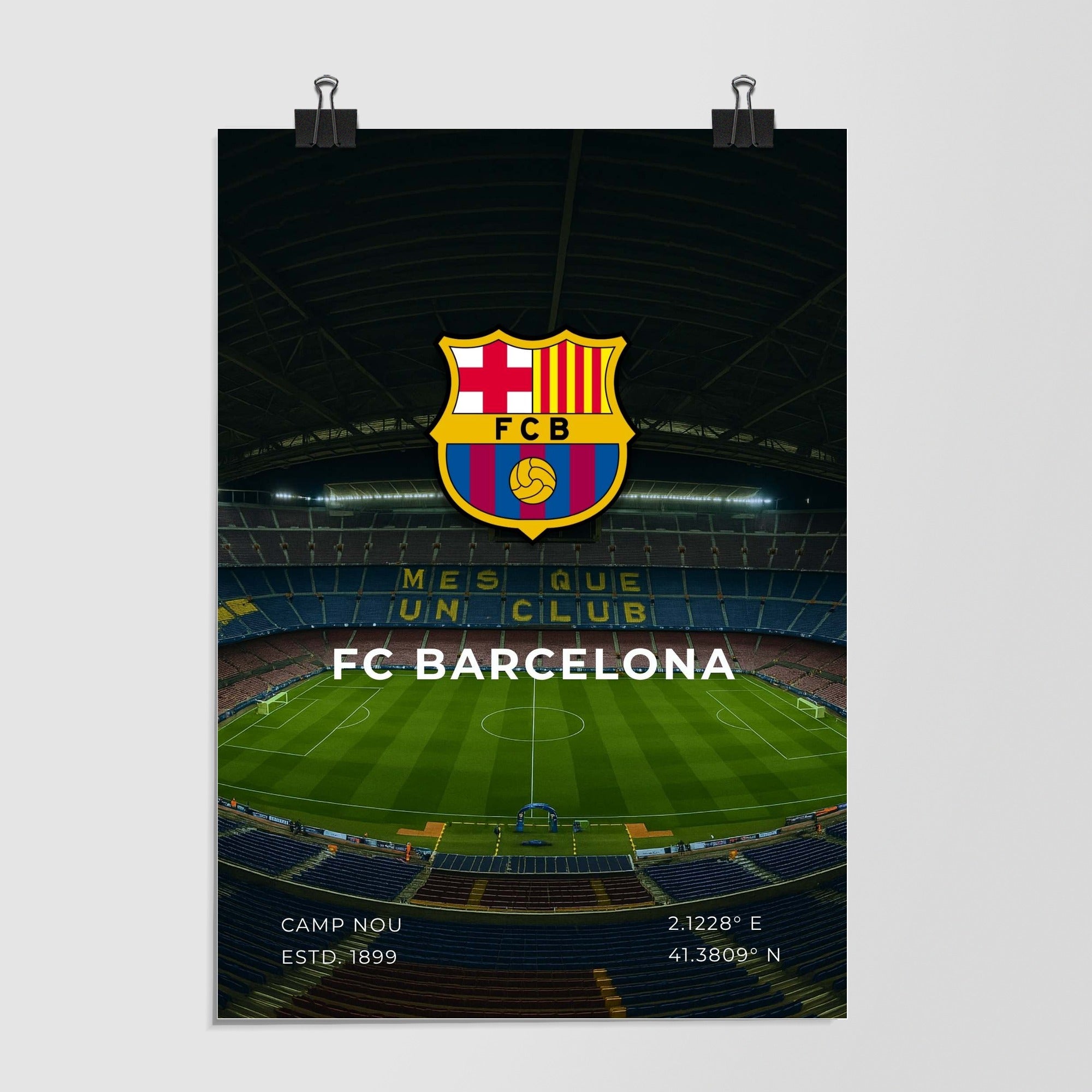 Fc Barcelona Camp Nou Stadium Black by Decalz