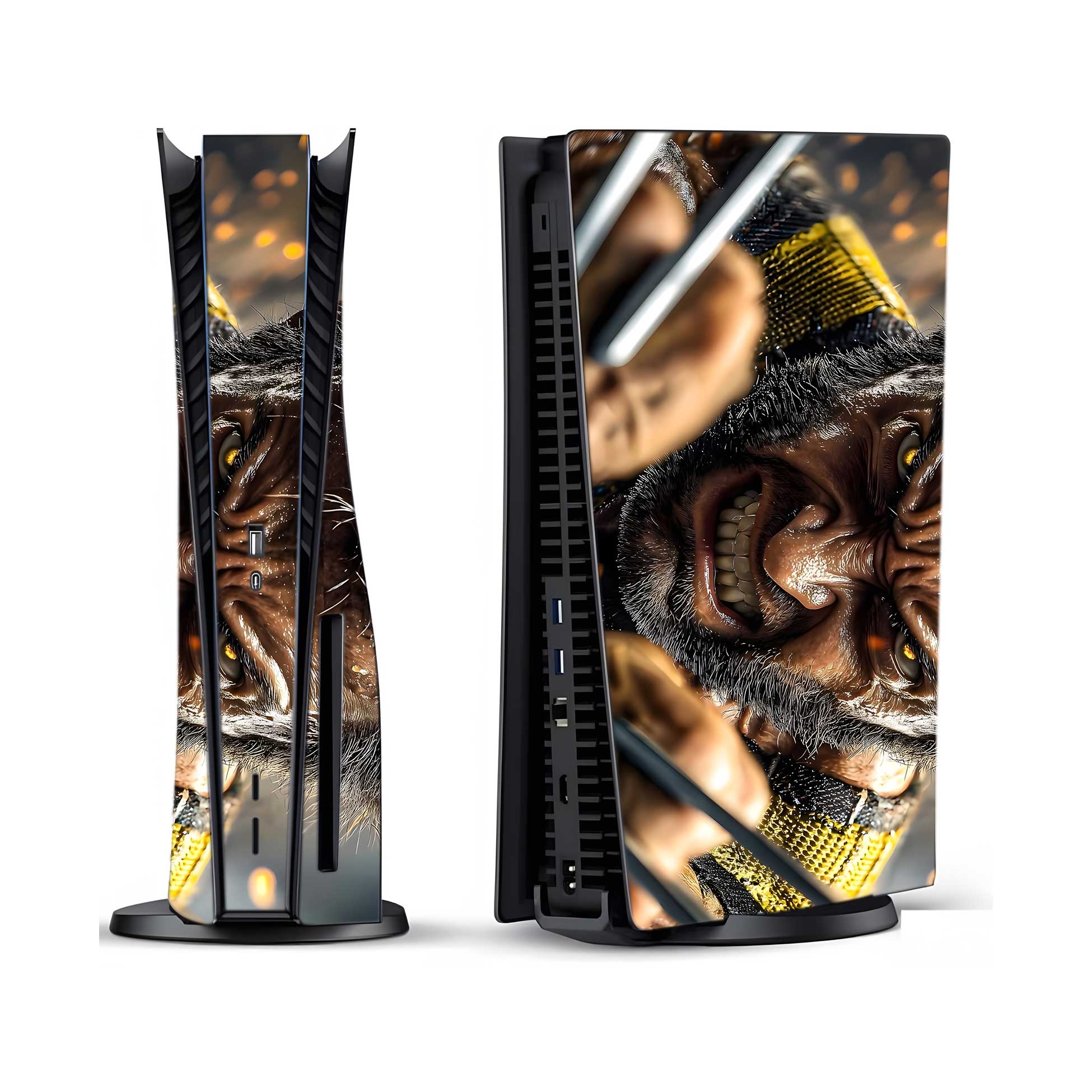 Feral-Fury PlayStation 5 Fat Skins & Wraps