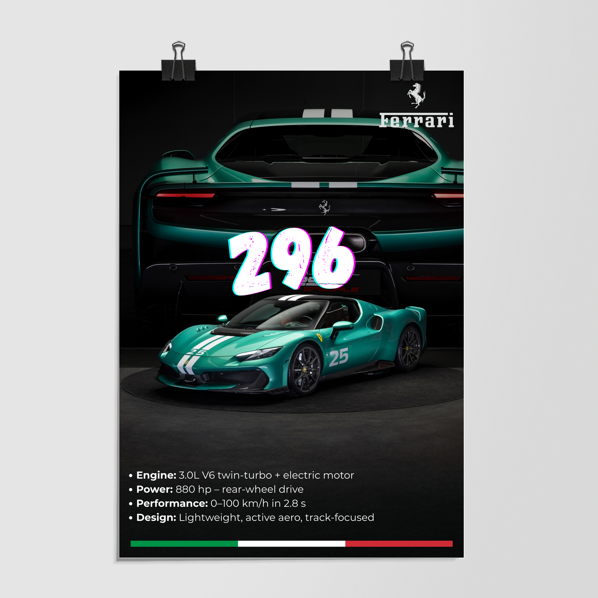 Ferrari 296 Speciale Brown by Decalz