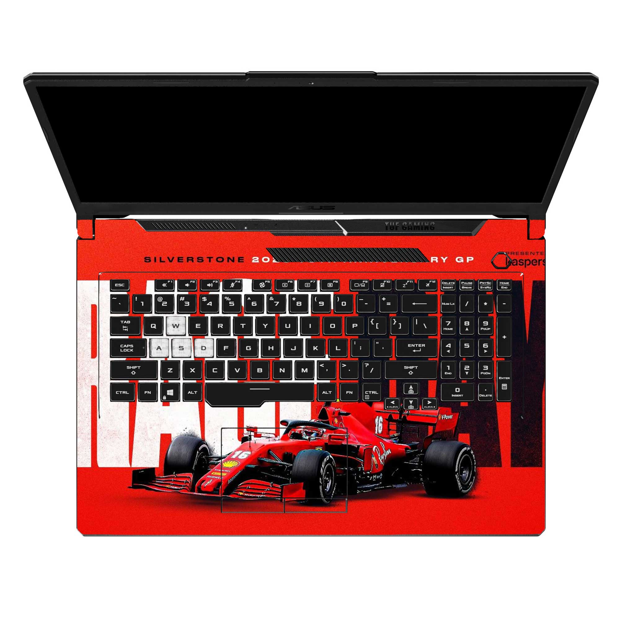 Ferrari Racing Graphic Red - Laptop Skins