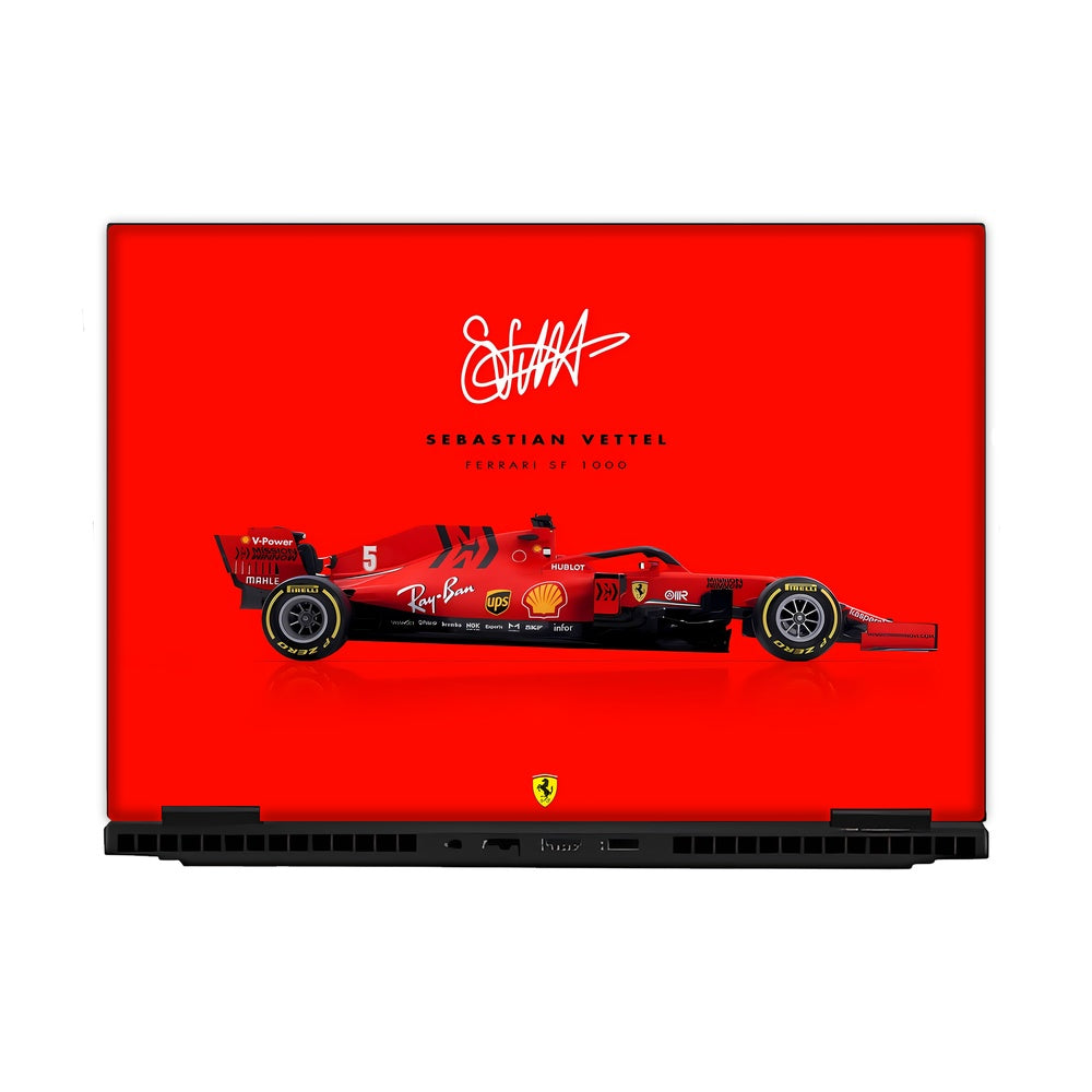 Ferrari skin on Hp Omen Gaming 16-AM0241TX by Decalz