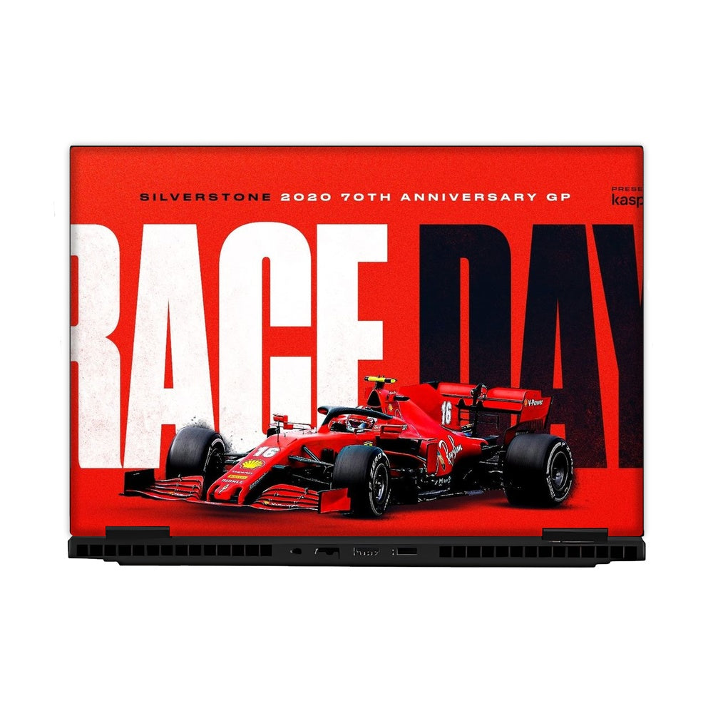 Ferrari Racing Graphic Red skin on Hp Omen Gaming 16-AM0241TX by Decalz