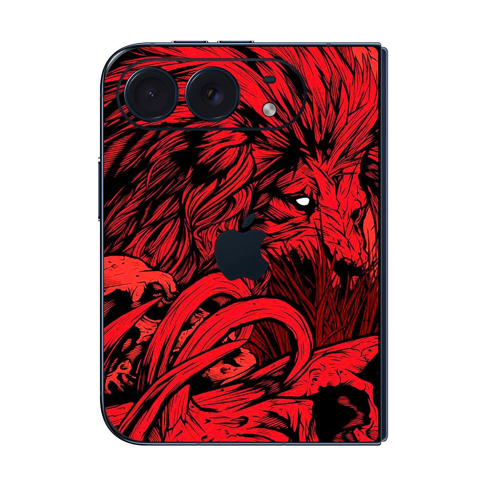 iPhone Duo Fiery Lion skin