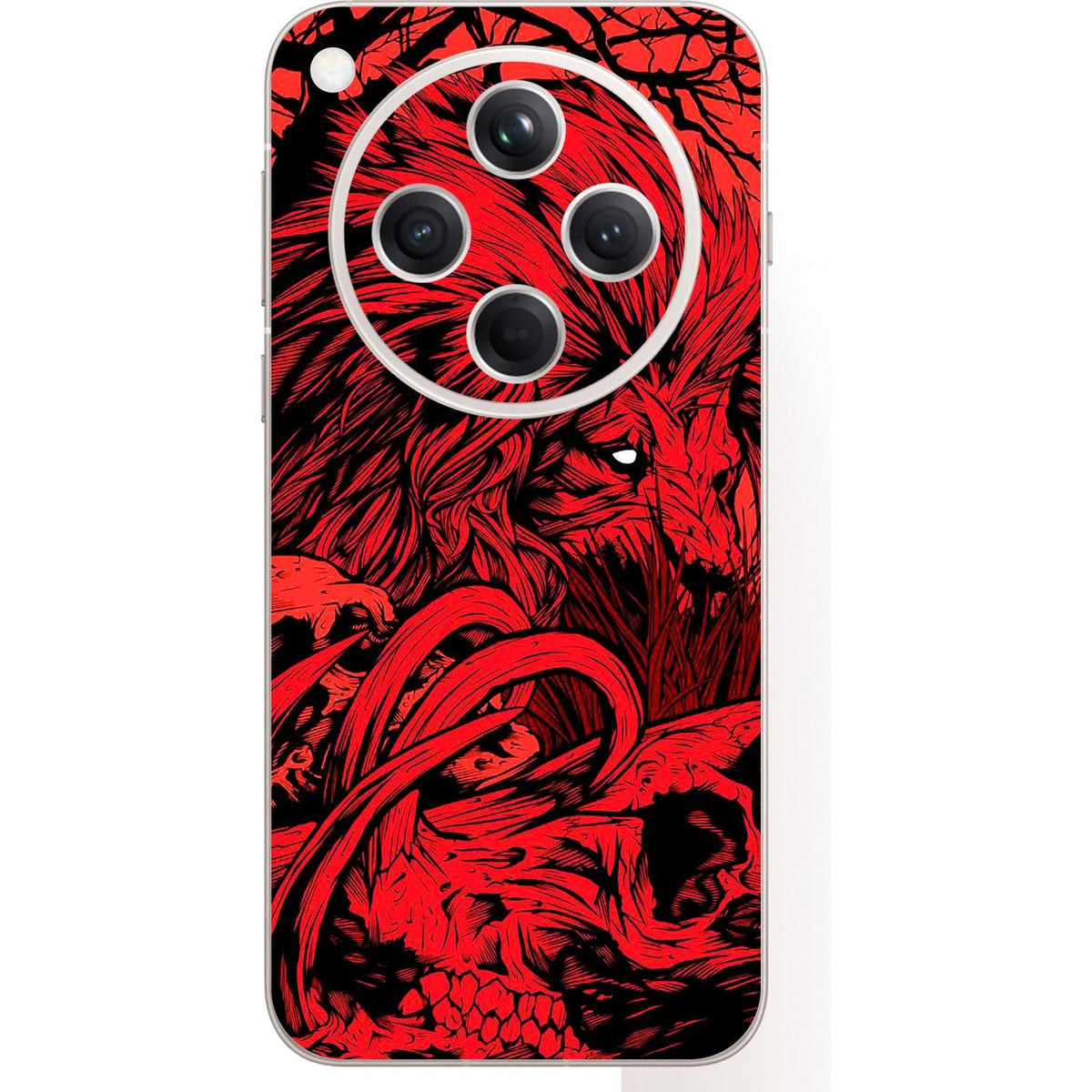 Fiery Lion skin on Oppo Find X8 (5G) by Decalz