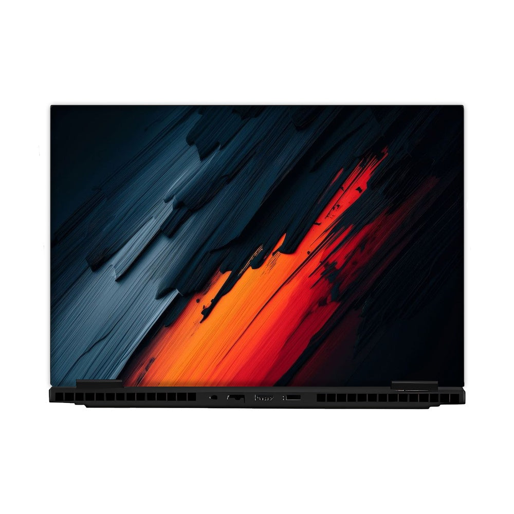 Fire Paint Swipe skin on Hp Omen Gaming 16-AM0241TX by Decalz