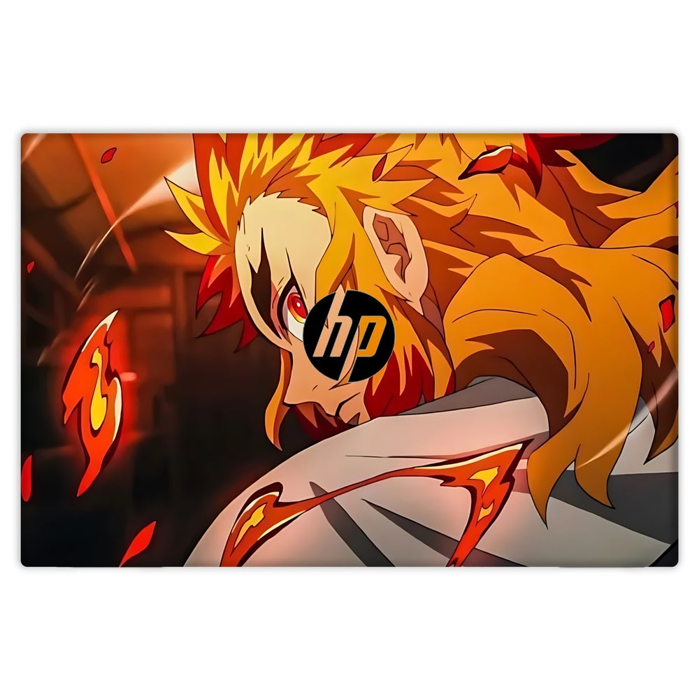 Flame Hashira skin on Hp Pavilion 14 DV0042UR by Decalz