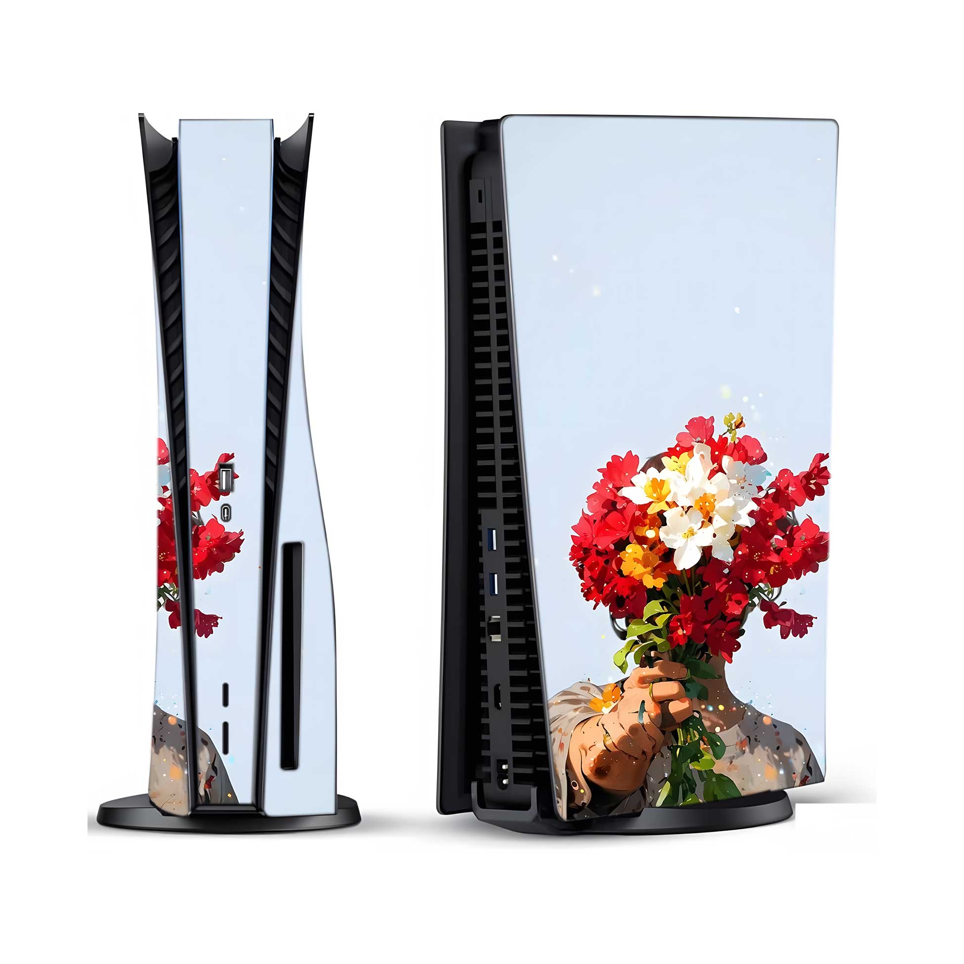 Flower Bouquet PlayStation 5 Fat Skins & Wraps