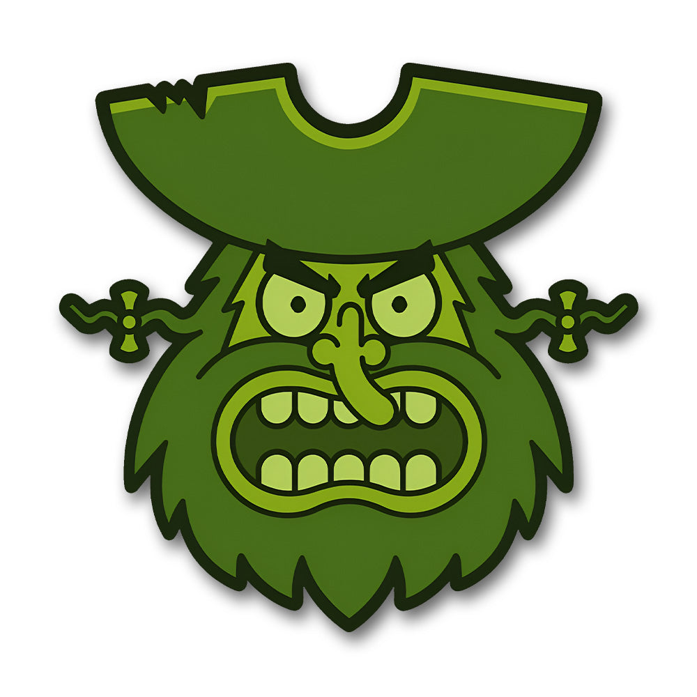 Flying Dutchman Head Spongebob Sticker