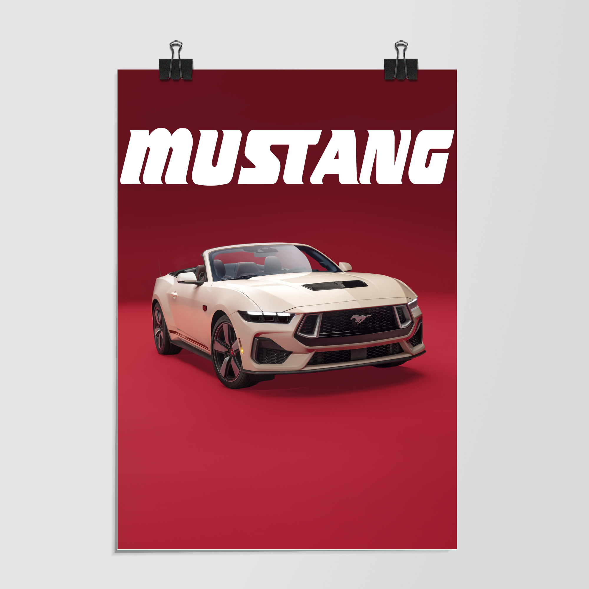 Ford Mustang Dark Red by Decalz