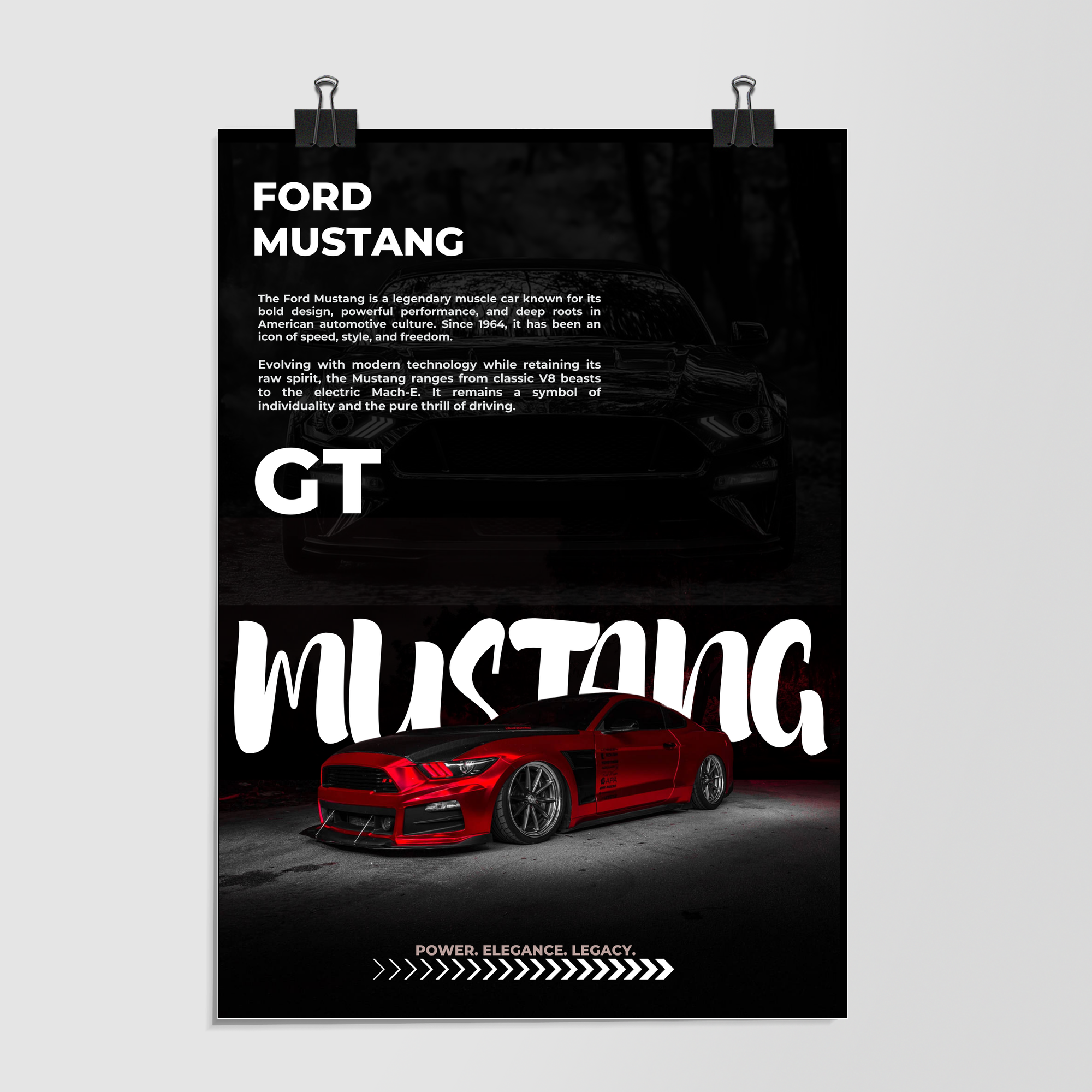 Ford Mustang Gt Black by Decalz