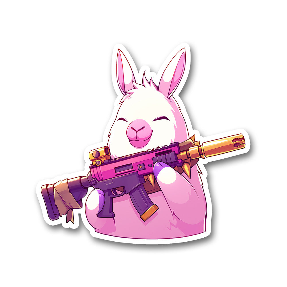 Fortnite Llama Gaming Rifle Sticker