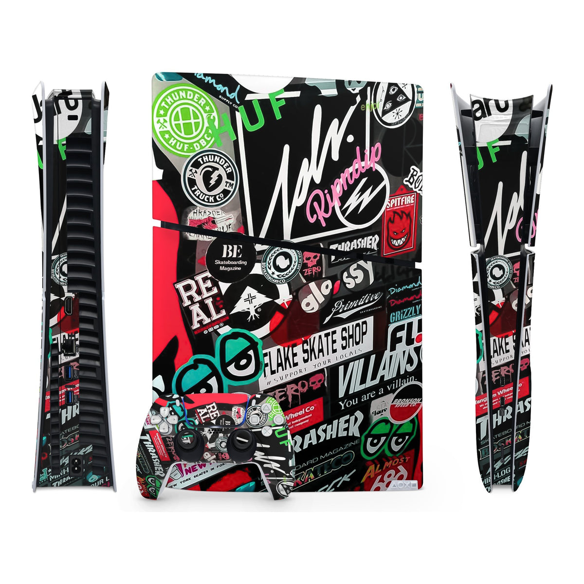 Free Style PlayStation 5 Slim Digital skin by Decalz