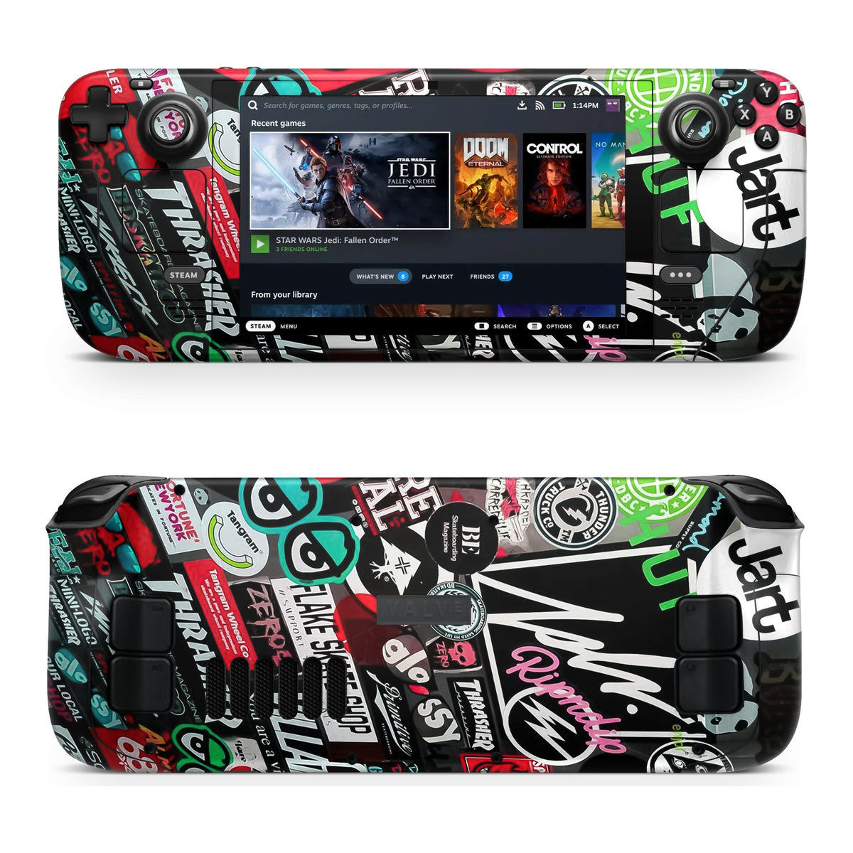 Free Style Steam Deck skin by Decalz