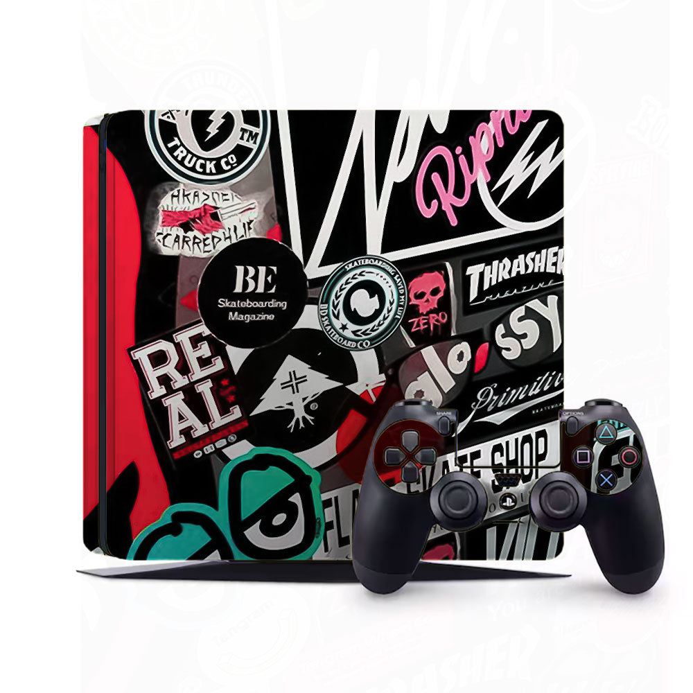 Free Style PlayStation 4 Slim Skins & Wraps