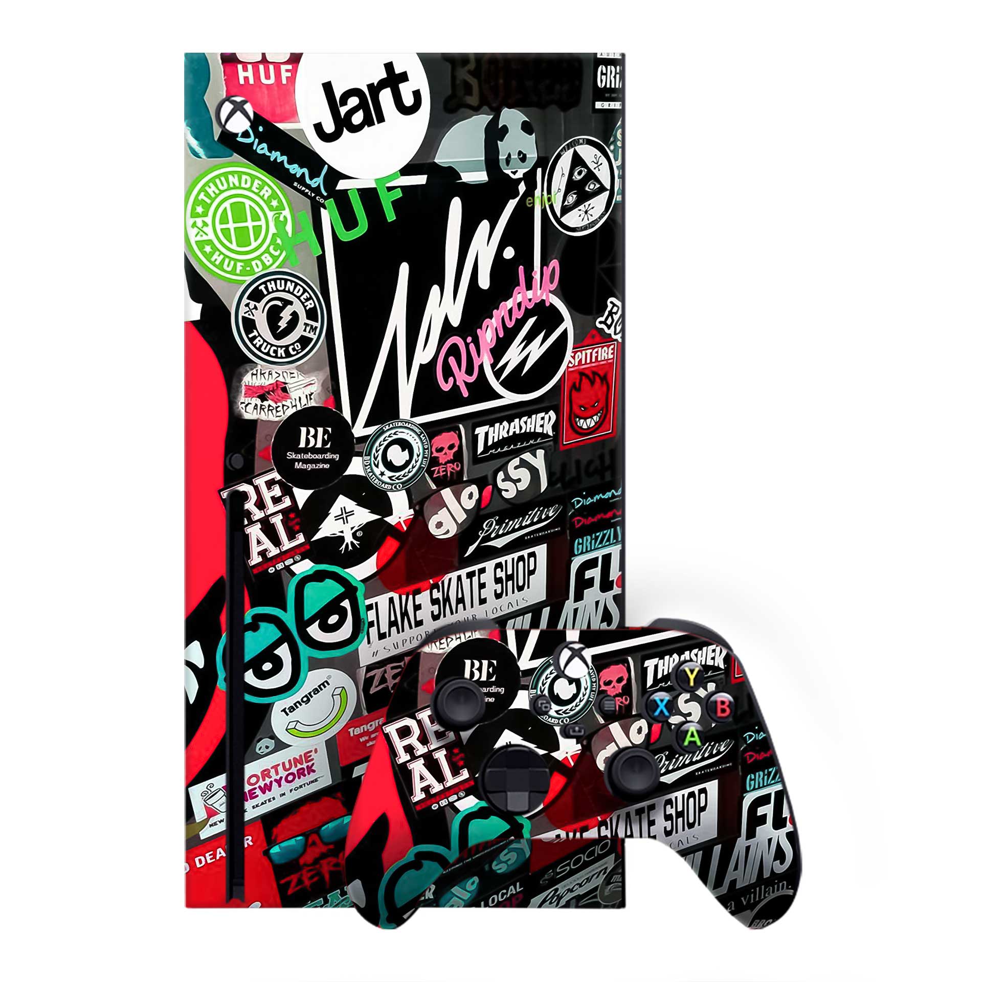 Free Style Xbox One X Skins & Wraps