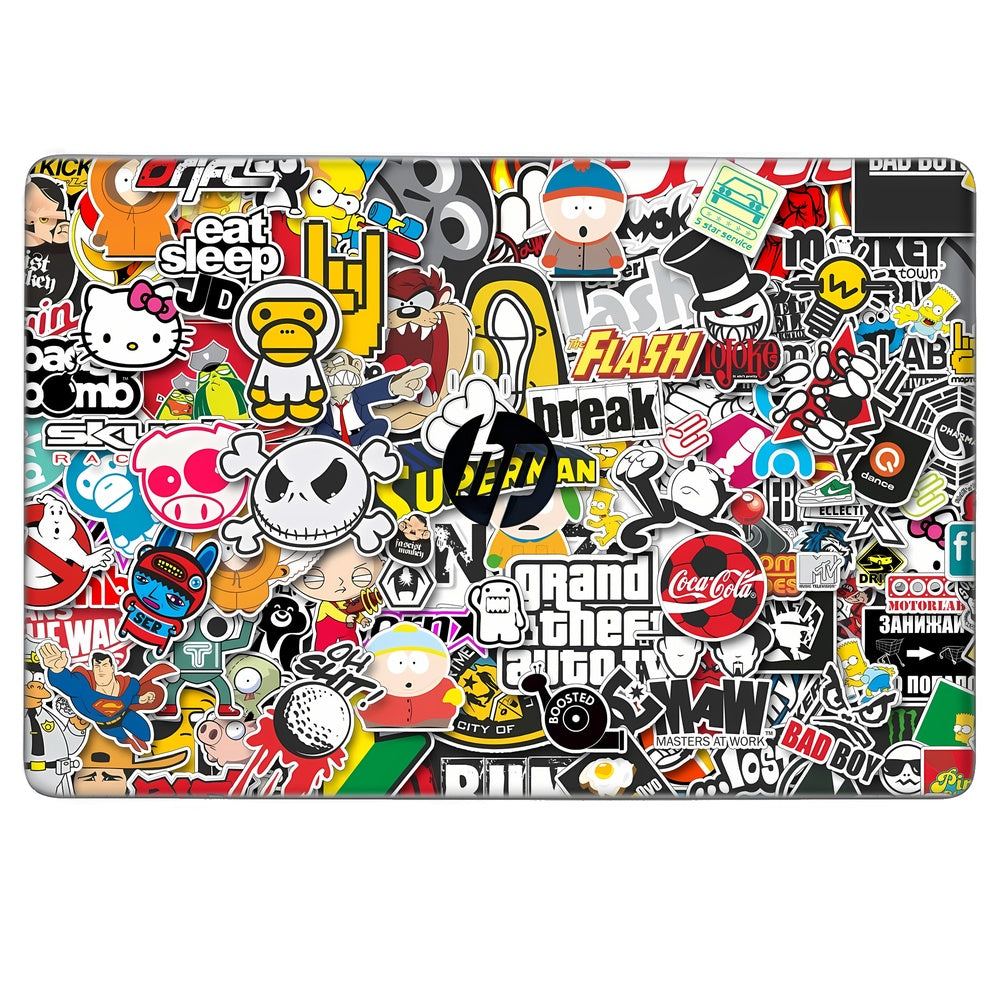 GTA Abstract skin on Hp Elitebook 725 G3 by Decalz