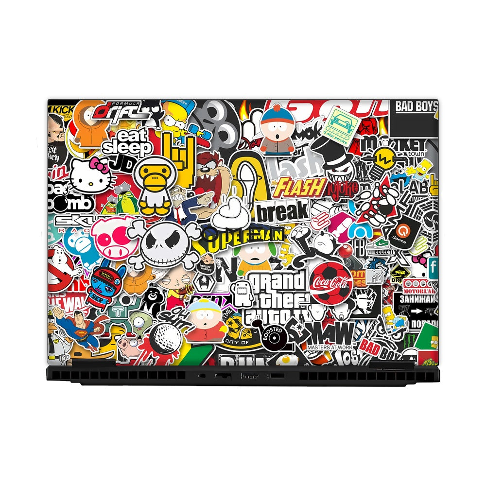 GTA Abstract skin on Hp Omen Gaming 16-AM0241TX by Decalz