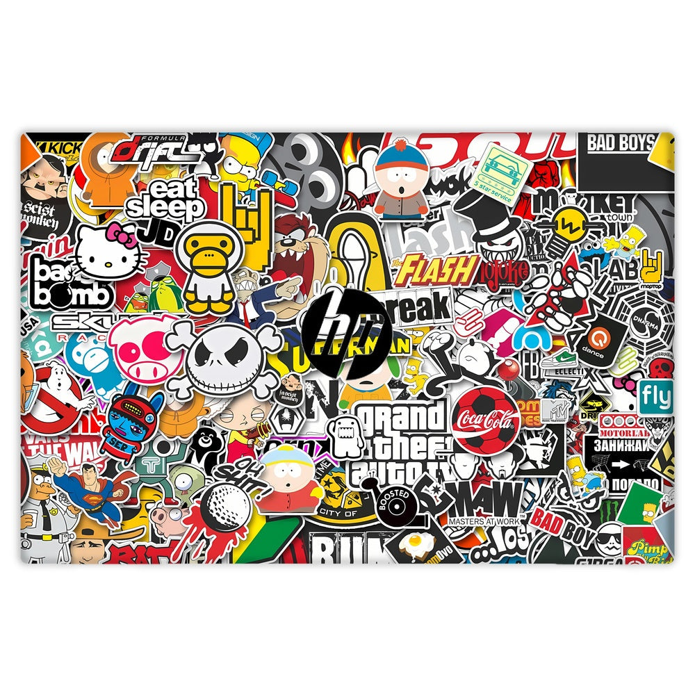 GTA Abstract skin on Hp ProBook 440 G7 by Decalz