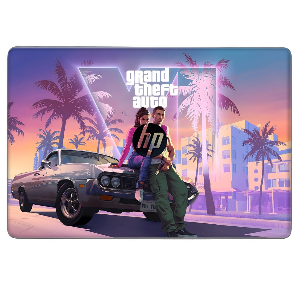 GTA Sunset skin on Hp Elitebook 820 G3 by Decalz