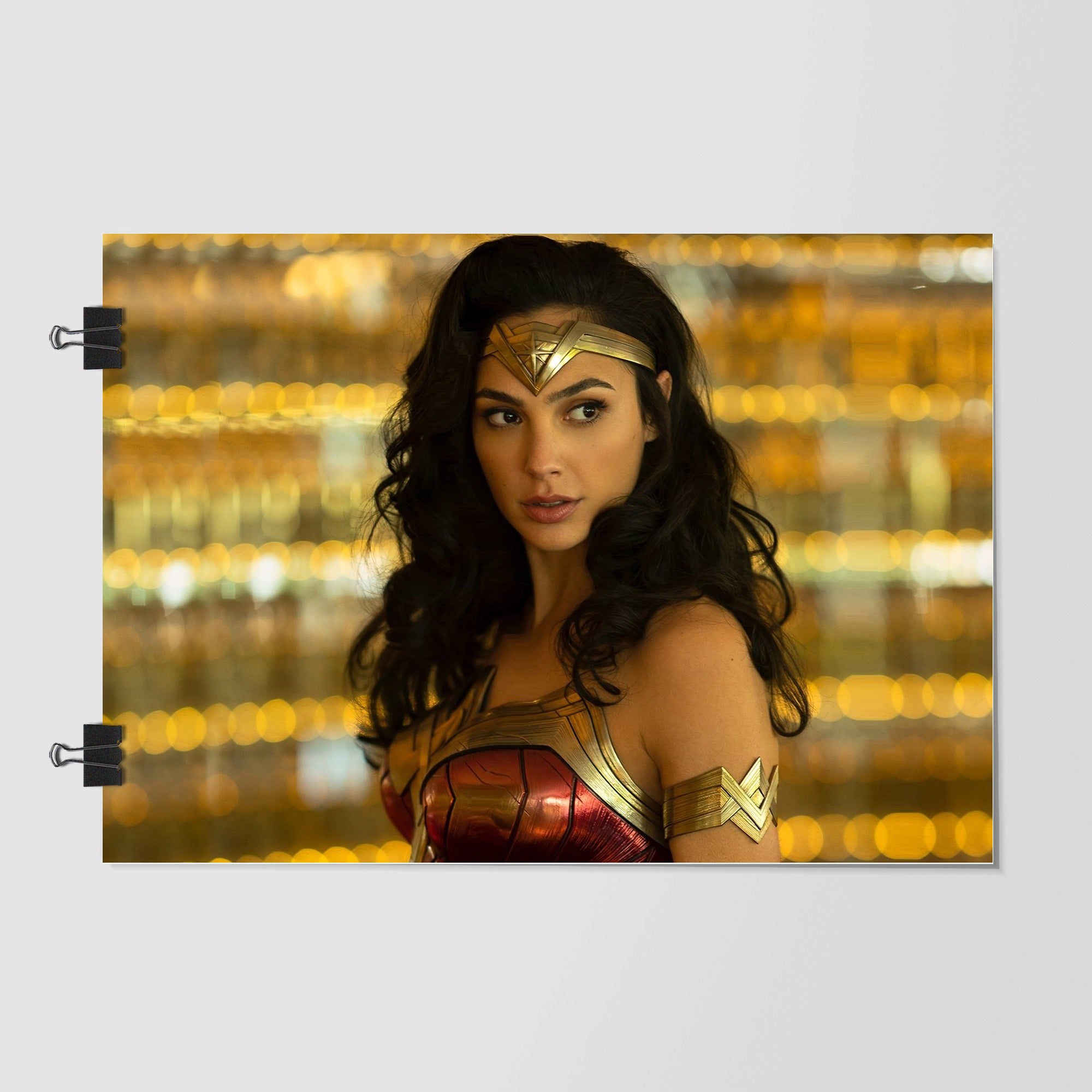 Gal Gadot As Wonder Woman Black Dramatic Lighting by Decalz