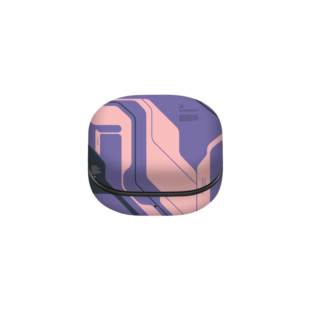Samsung Buds Pro Purple Cyberpunk skins