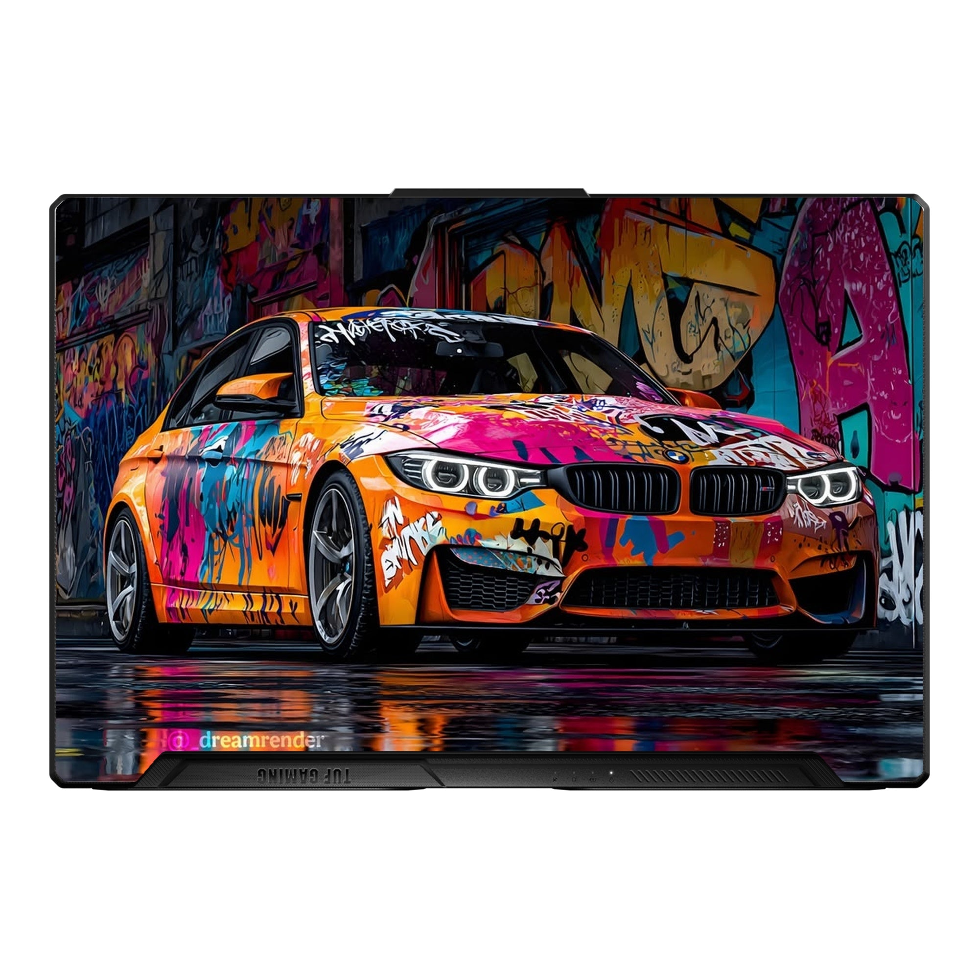 German Coupe Orange Graffiti by Decalz