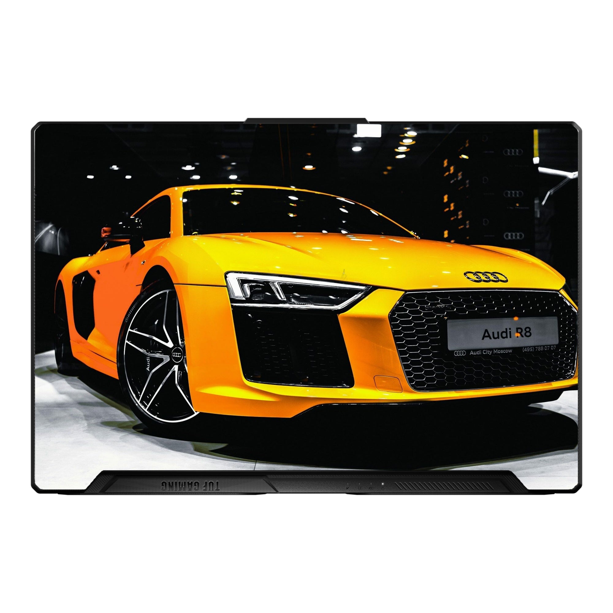 German Dark Green Sports Car Dramatic Lighting by Decalz