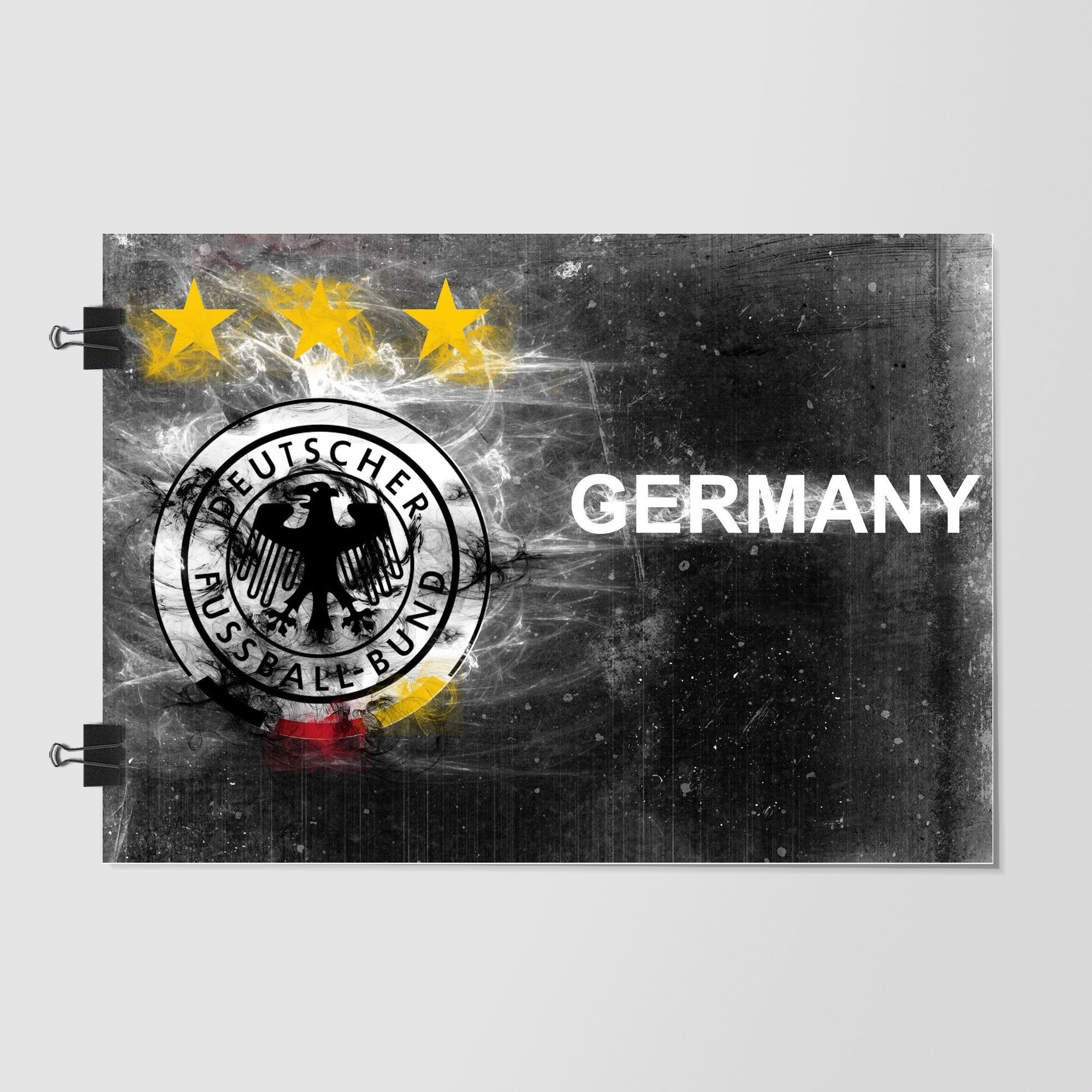 Germany National Football Team Black Dramatic Lighting by Decalz