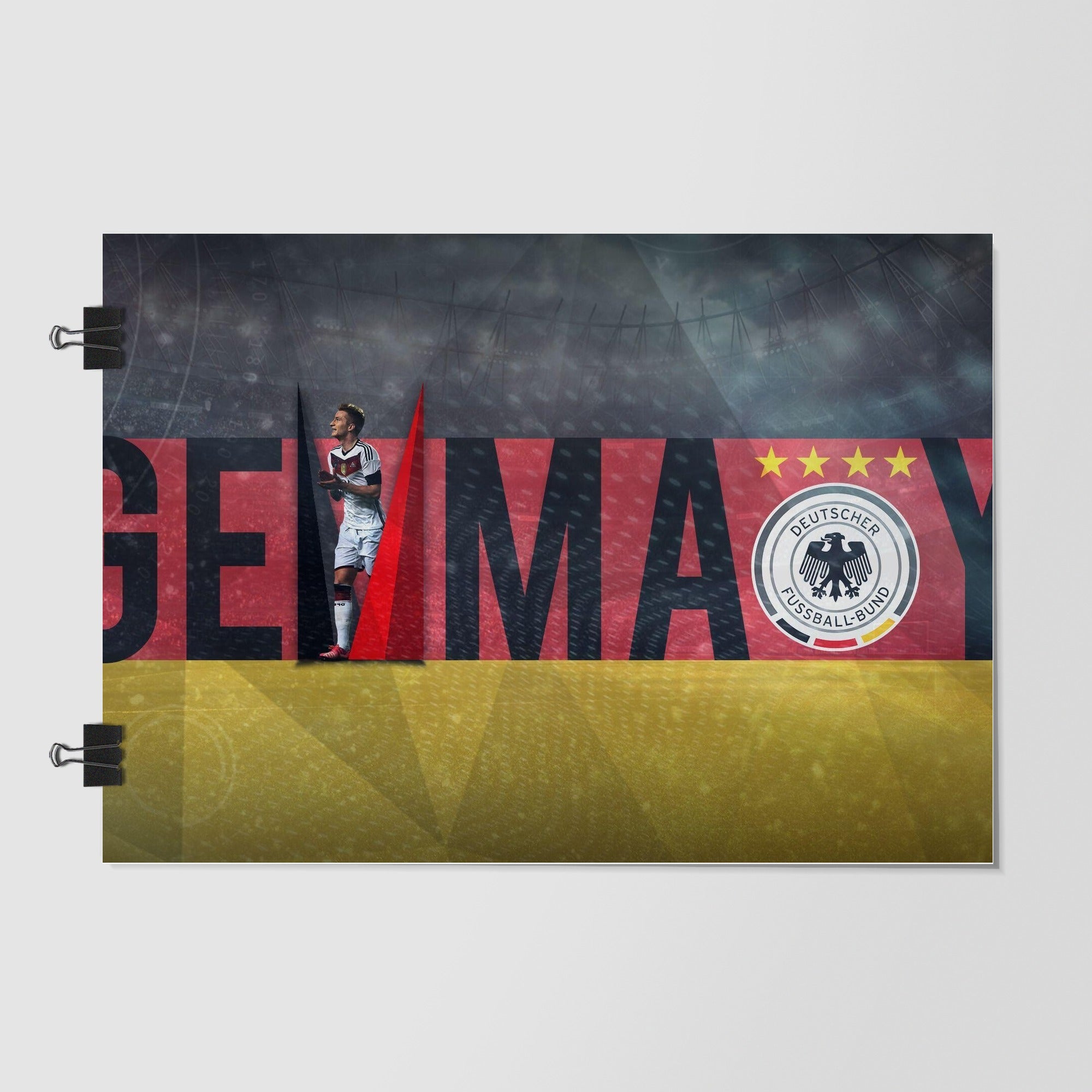 Germany National Football Team Navy by Decalz