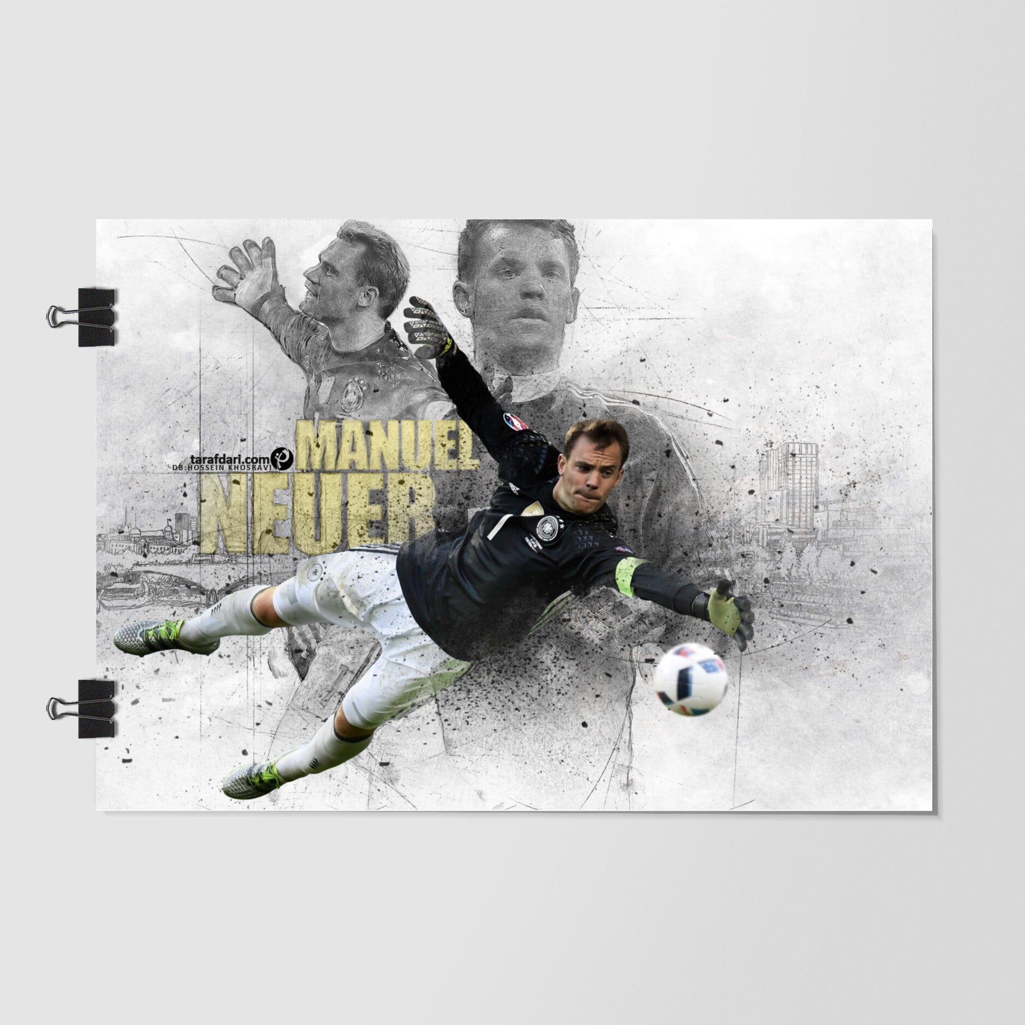 Germany National Football Team White Front Angle by Decalz