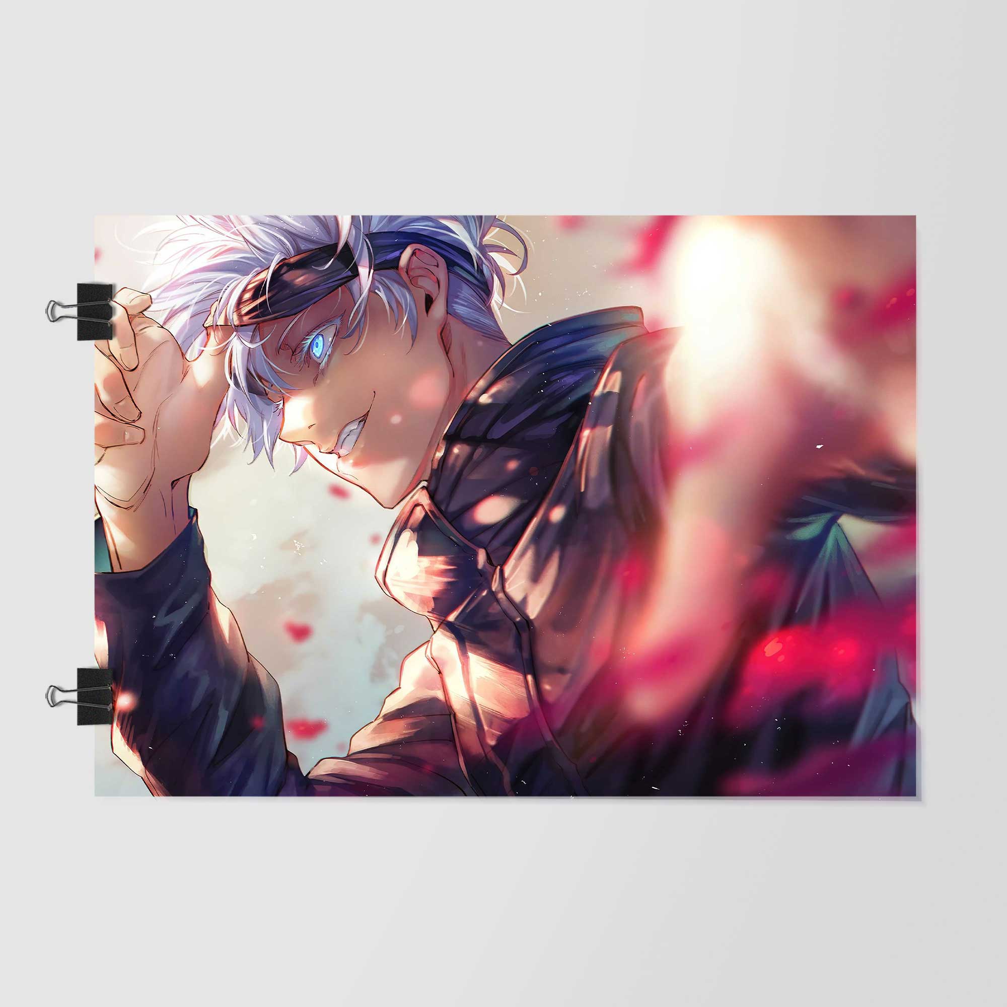 Gojo Crimson Flow Poster