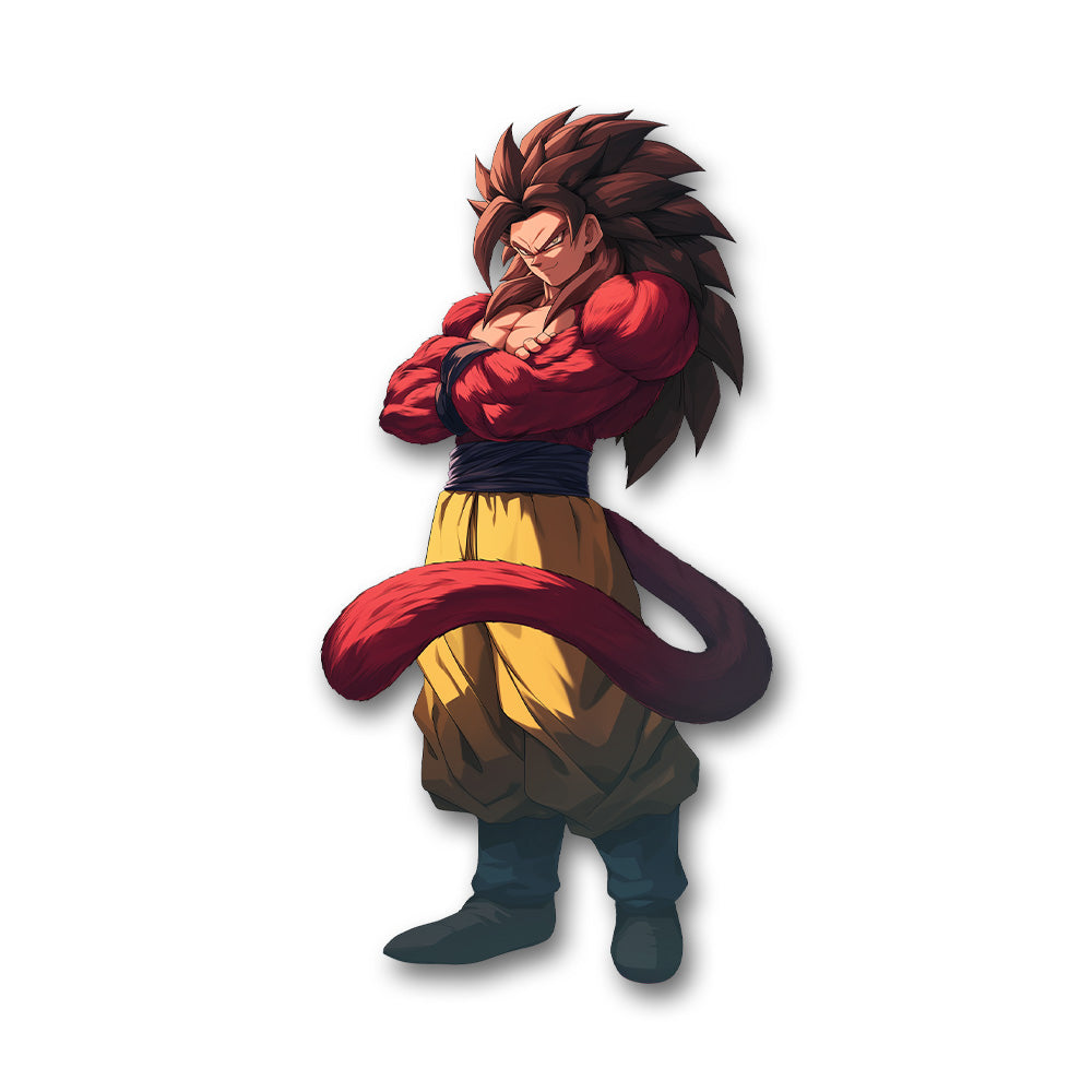 Goku SSJ4 Dragonball Z Clipart Sticker