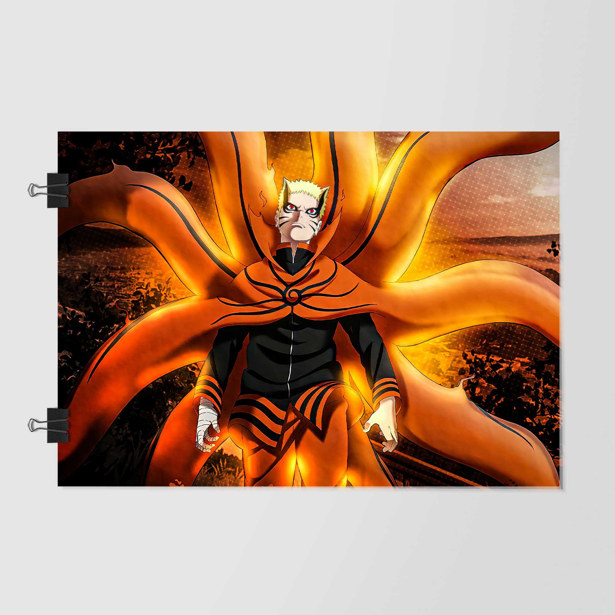 Golden Chakra Naruto Poster