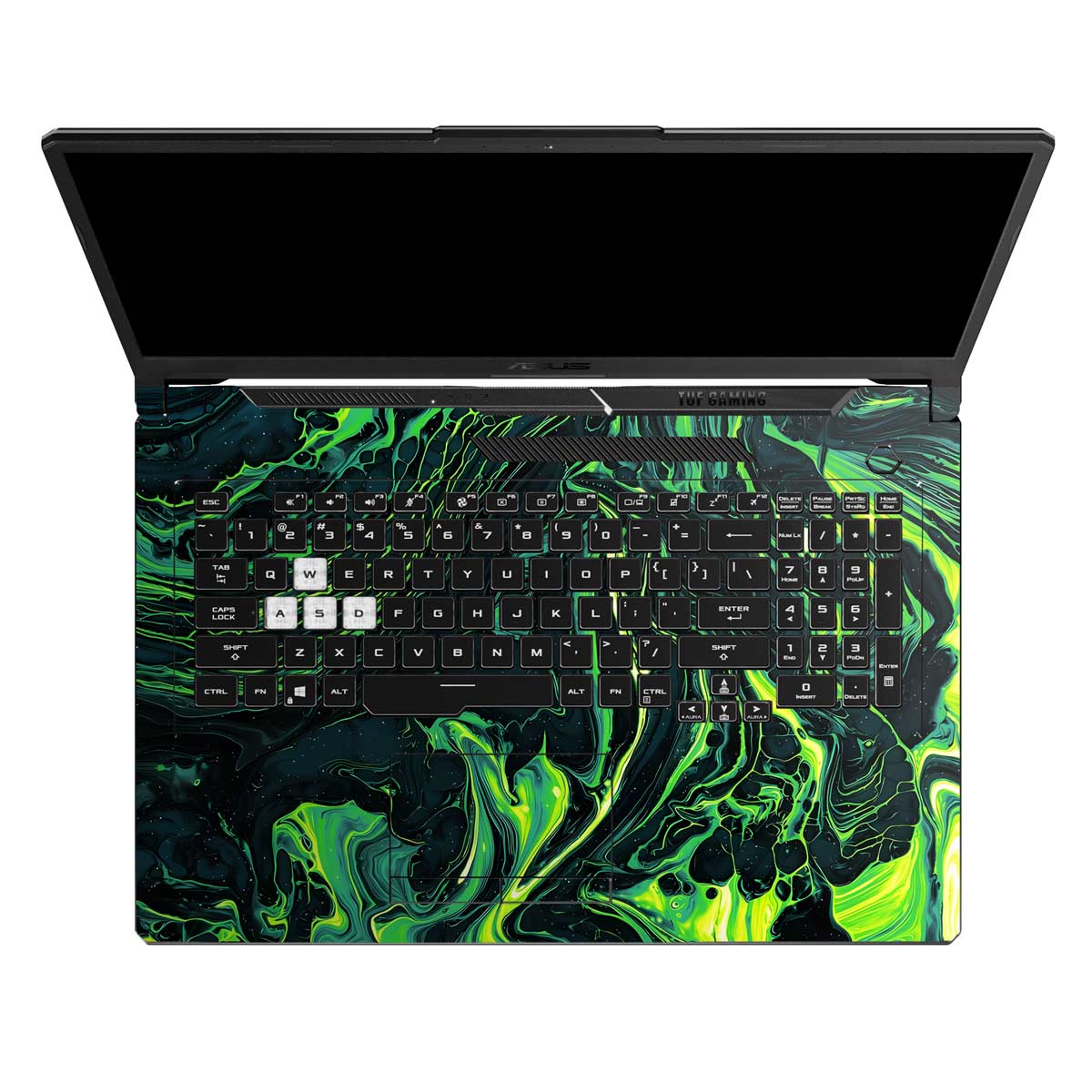 Green Blaze - Laptop Skins