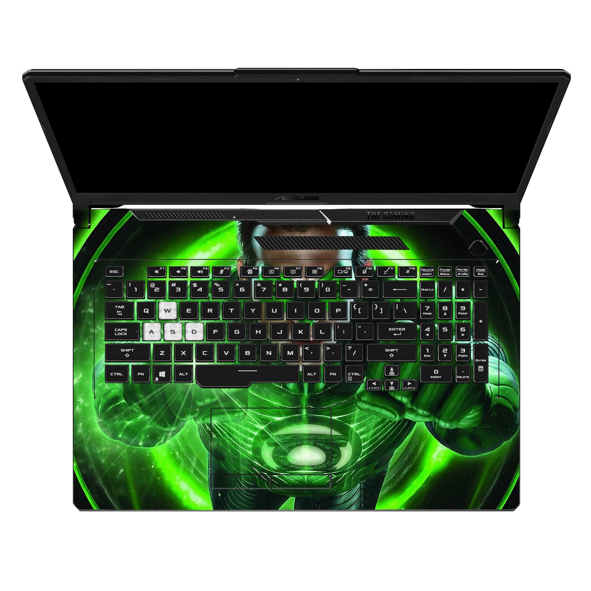 Green Lantern Black Action Pose by Decalz