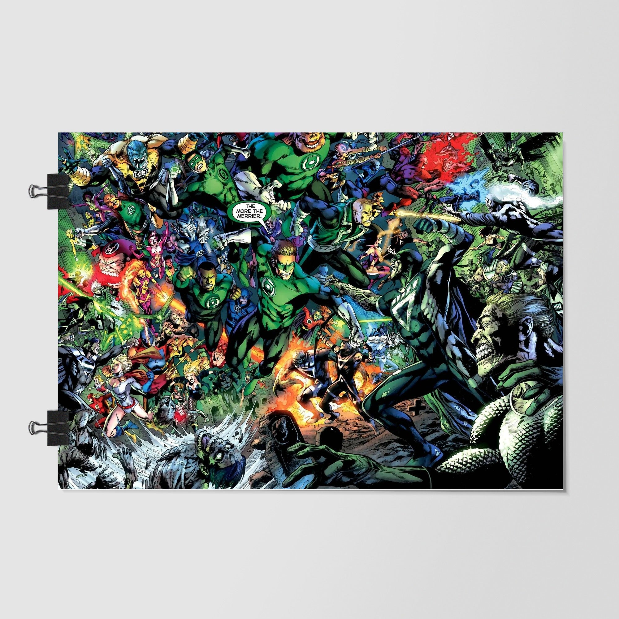 Green Lantern Black City Backdrop by Decalz
