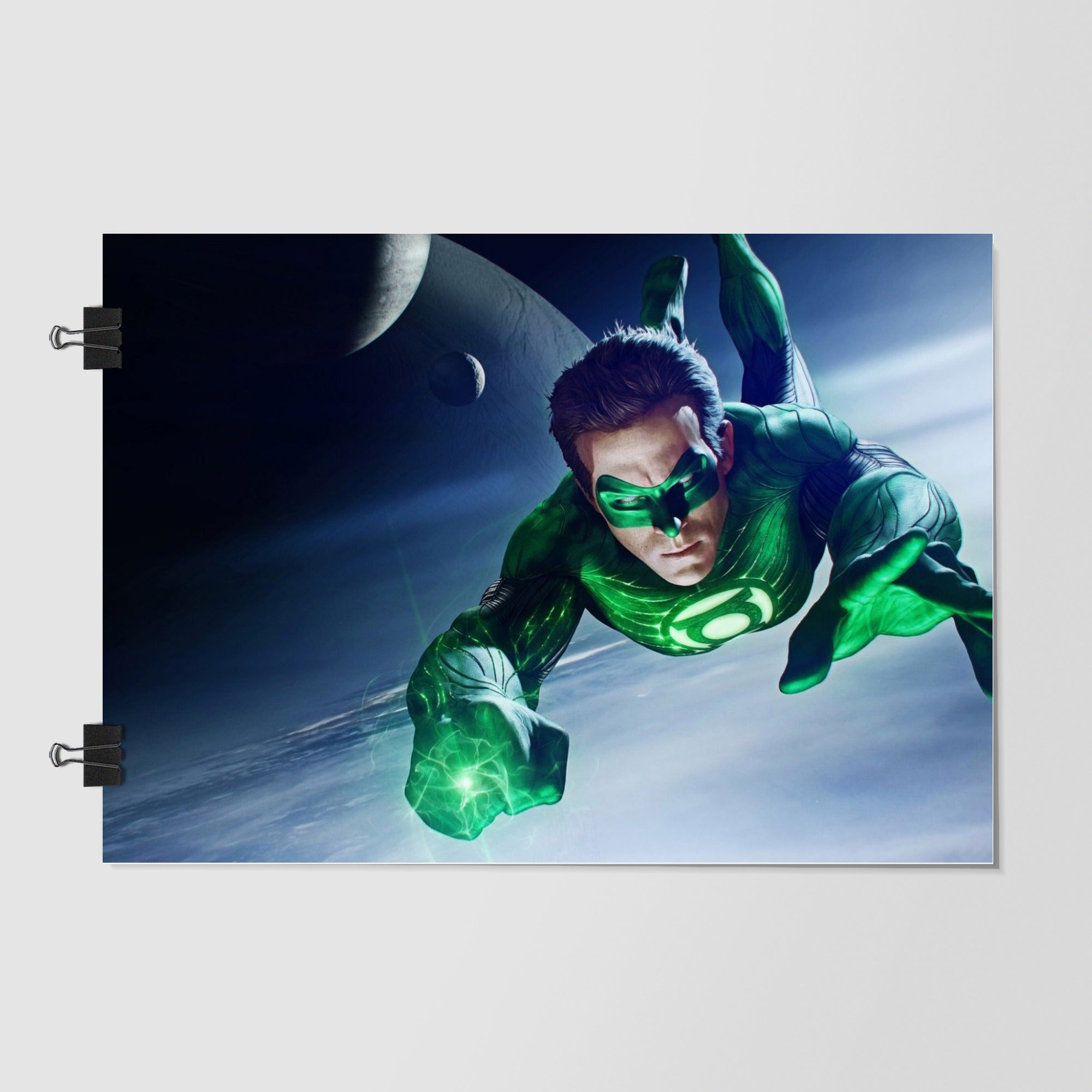 Green Lantern Black Moody Lighting by Decalz