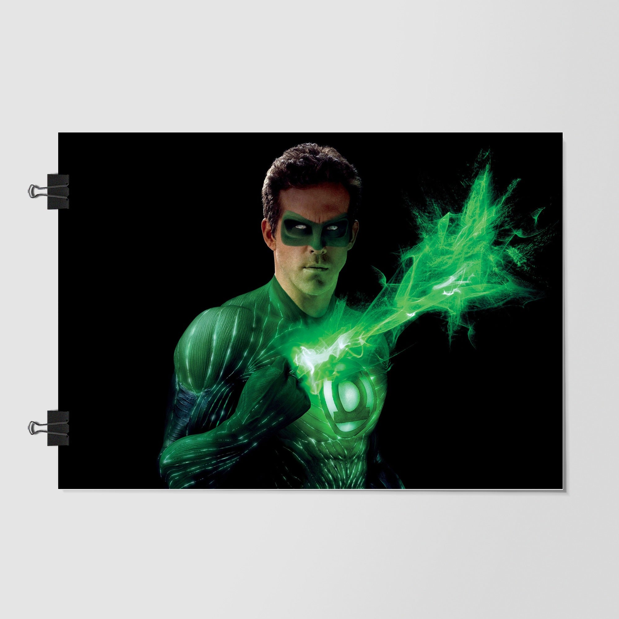 Green Lantern Black Night Scene by Decalz