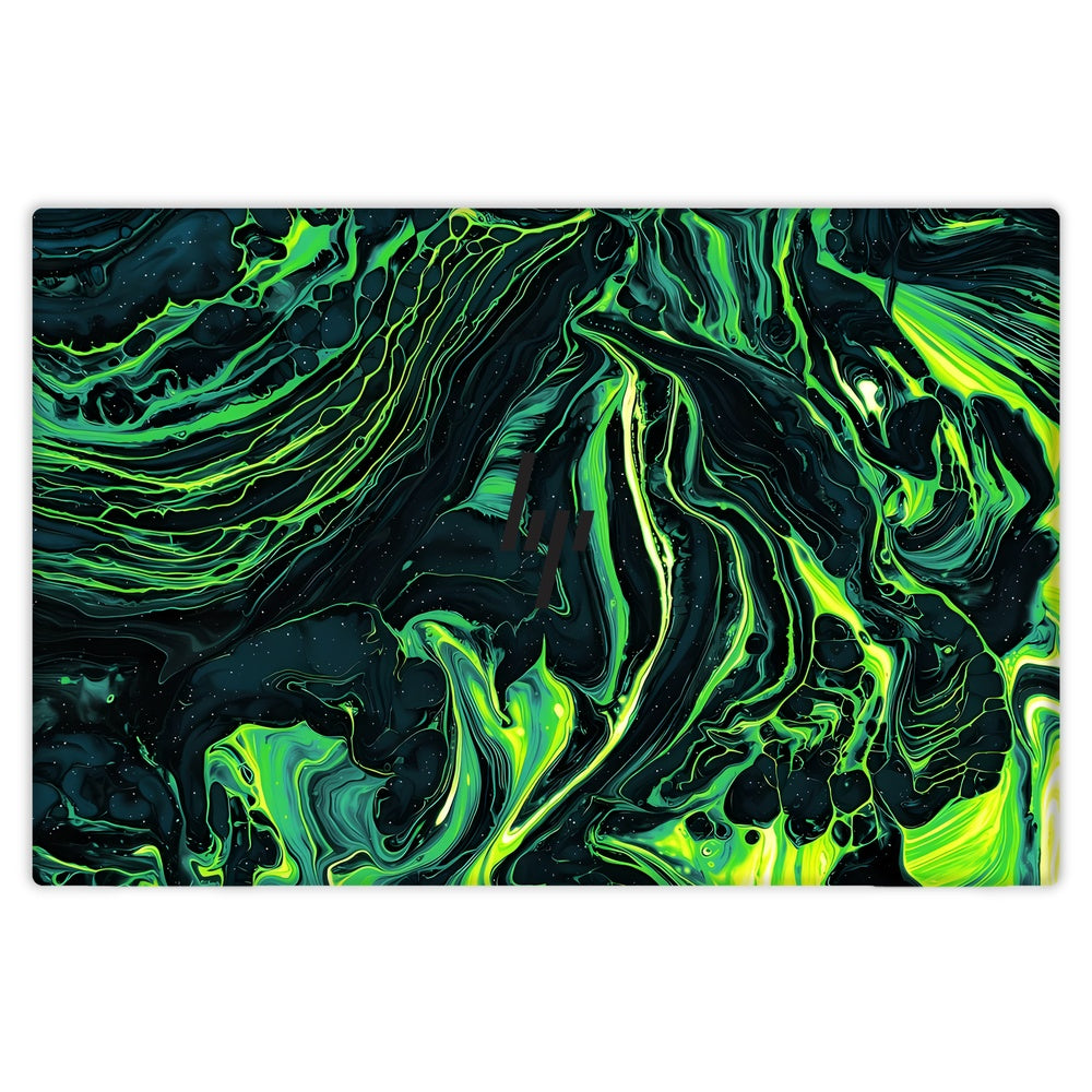 Green Blaze skin on Hp Elitebook 840 G7 by Decalz