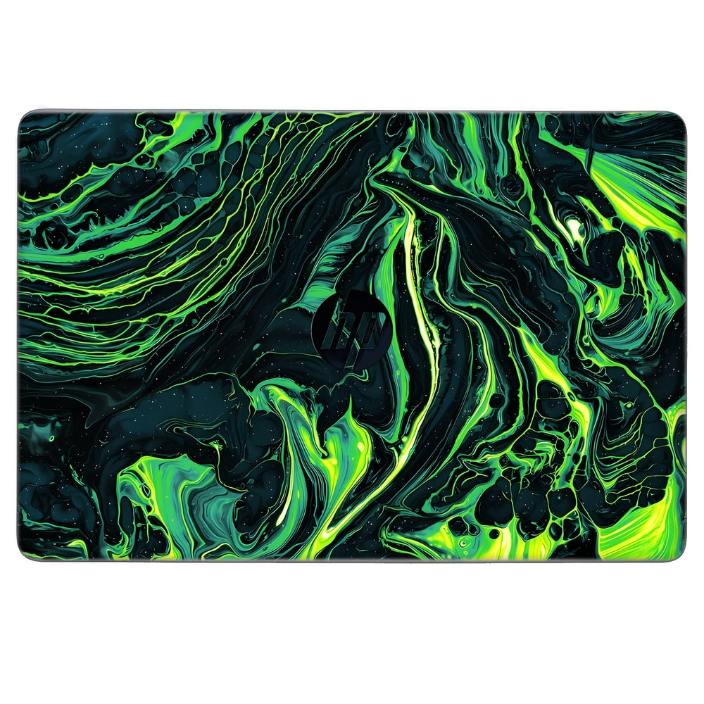 Green Blaze skin on Hp Elitebook 725 G3 by Decalz