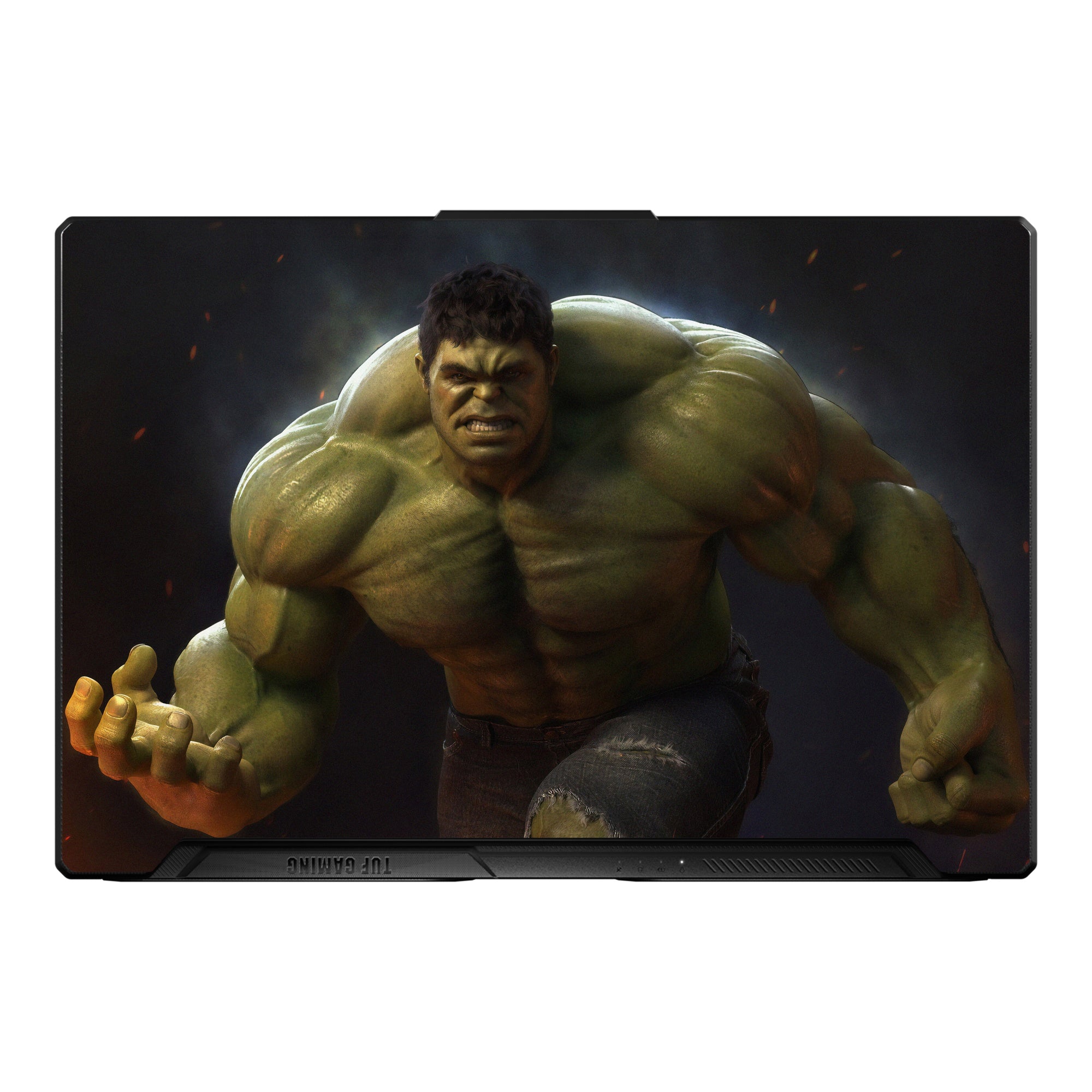 Green Titan Black Poster Night Scene by Decalz