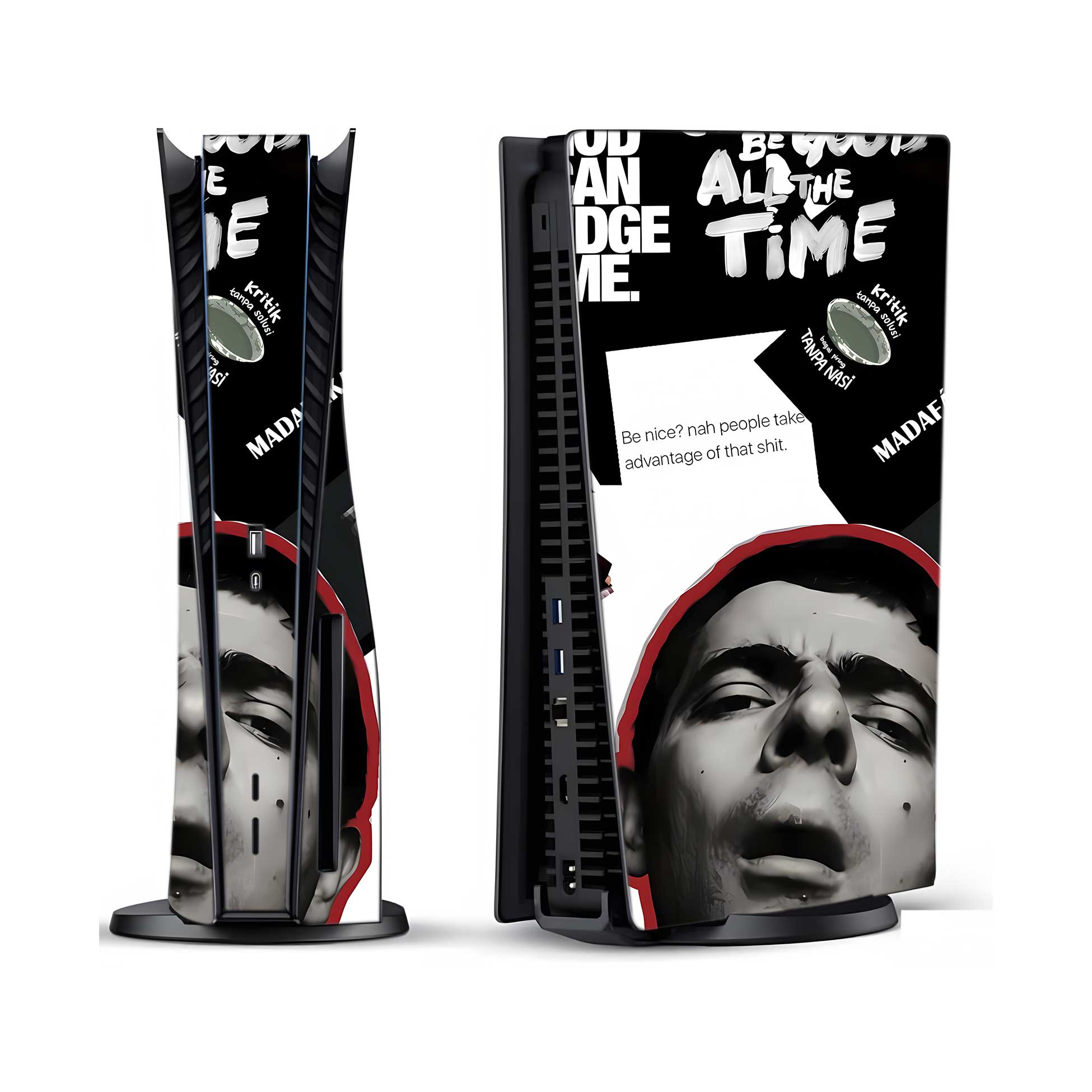 Grumpy Legend PlayStation 5 Fat Skins & Wraps
