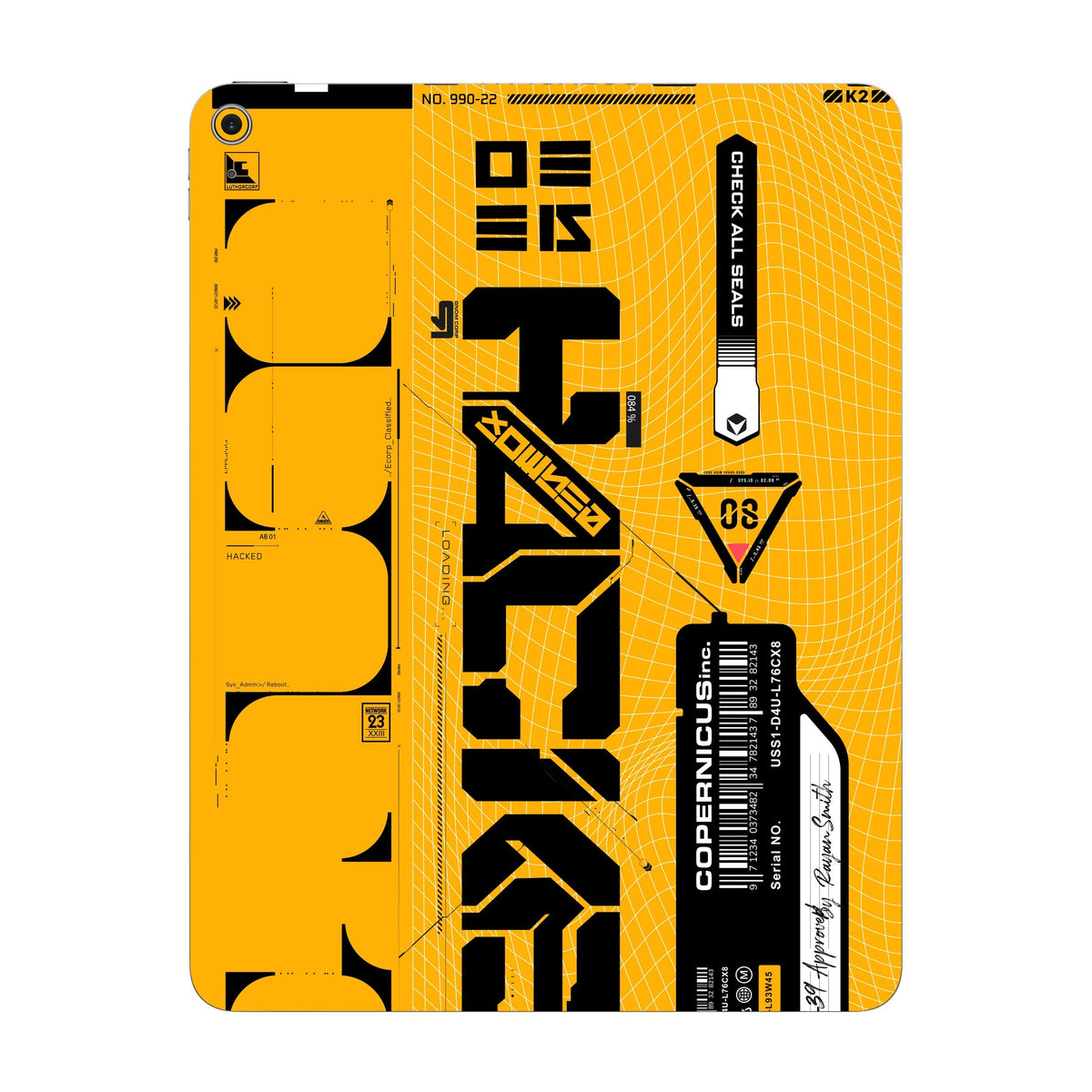 Hacked skin on iPad Air 13-inch M3 2025 by Decalz
