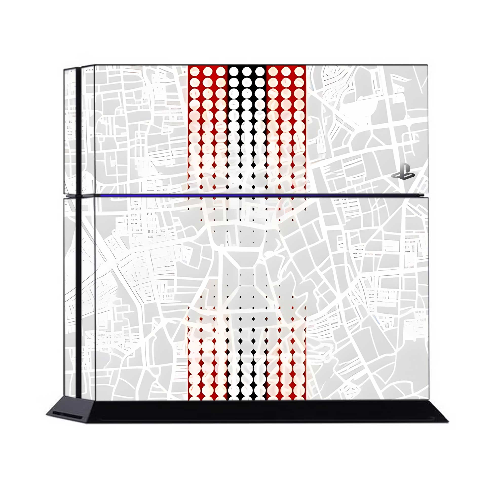 Halftone Stripe PlayStation 4 Fat Skins & Wraps